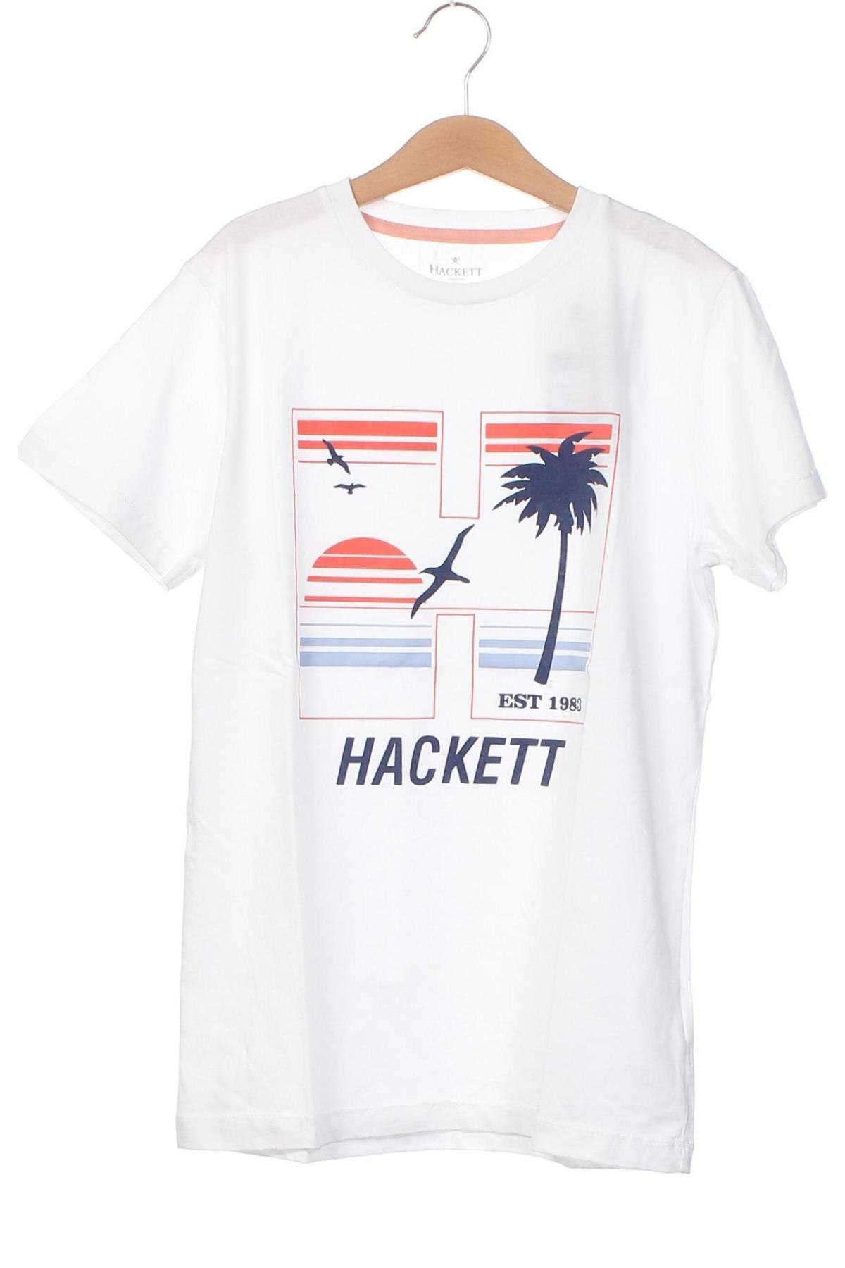 Tricou pentru copii Hackett, Mărime 11-12y/ 152-158 cm, Culoare Alb, Preț 90,95 Lei