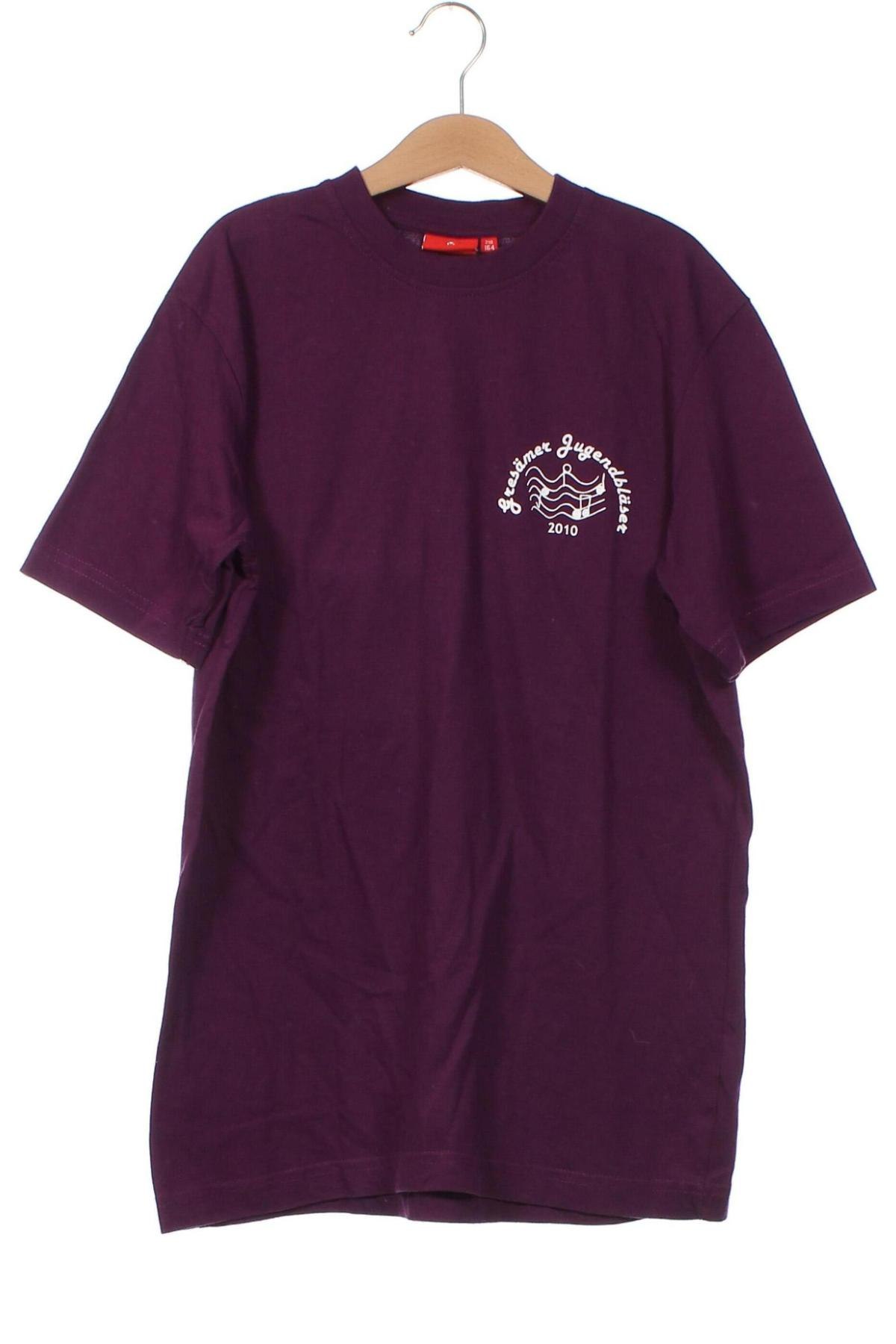 Παιδικό μπλουζάκι Hakro, Μέγεθος 13-14y/ 164-168 εκ., Χρώμα Βιολετί, Τιμή 4,67 €