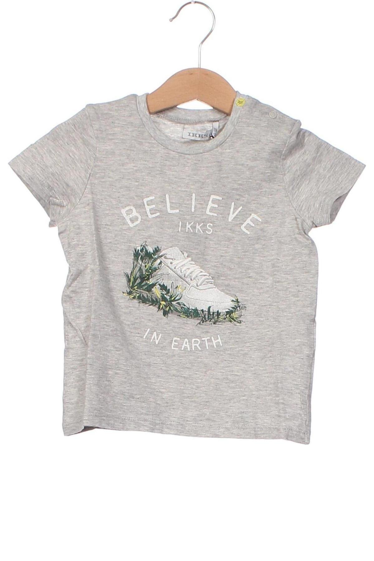 Kinder T-Shirt IKKS, Größe 12-18m/ 80-86 cm, Farbe Grau, Preis € 5,78