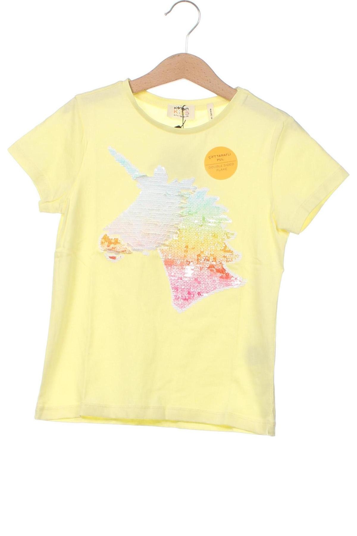 Kinder T-Shirt Koton, Größe 5-6y/ 116-122 cm, Farbe Gelb, Preis 17,01 €