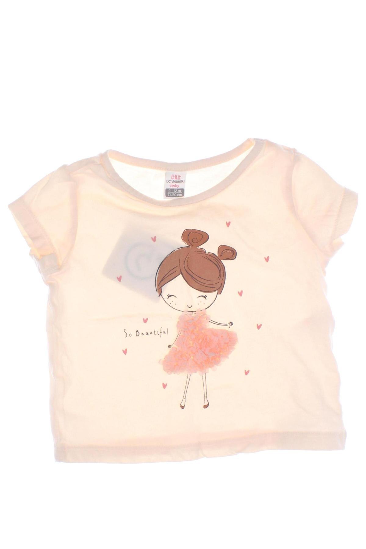 Kinder T-Shirt LC Waikiki, Größe 9-12m/ 74-80 cm, Farbe Rosa, Preis € 6,14
