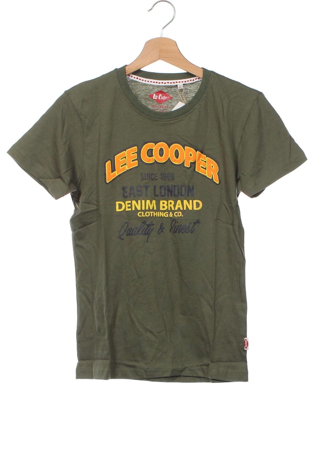 Детска тениска Lee Cooper, Размер 13-14y/ 164-168 см, Цвят Зелен, Цена 33,00 лв.