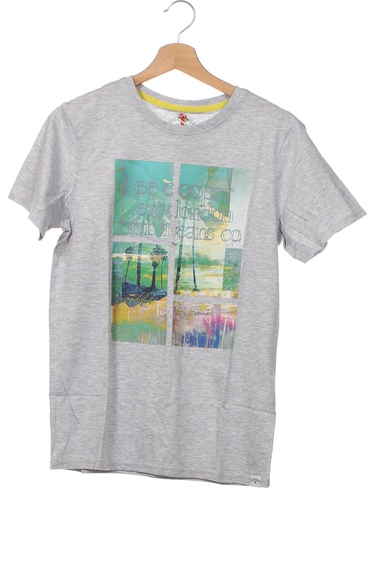 Dziecięcy T-shirt Lee Cooper, Rozmiar 15-18y/ 170-176 cm, Kolor Szary, Cena 43,98 zł
