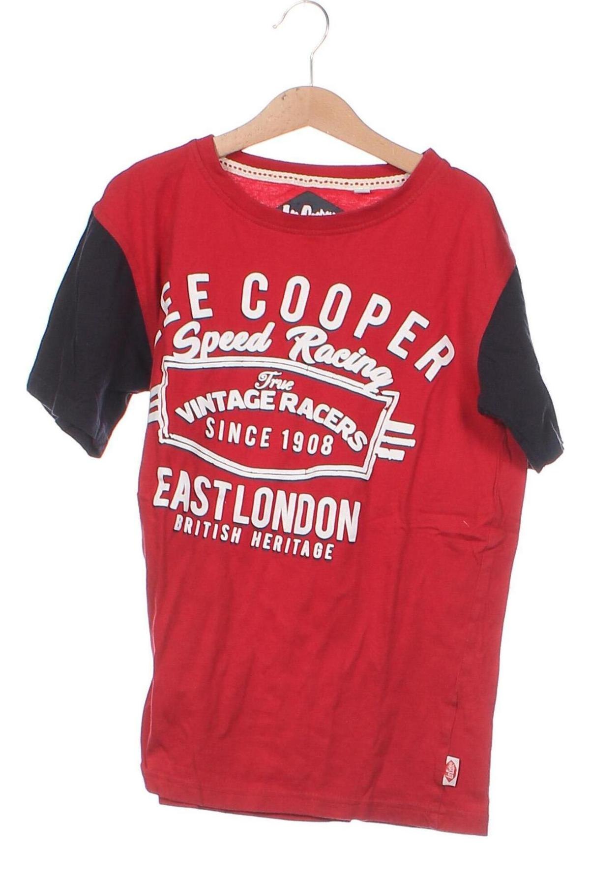 Dětské tričko  Lee Cooper, Velikost 13-14y/ 164-168 cm, Barva Červená, Cena  190,00 Kč