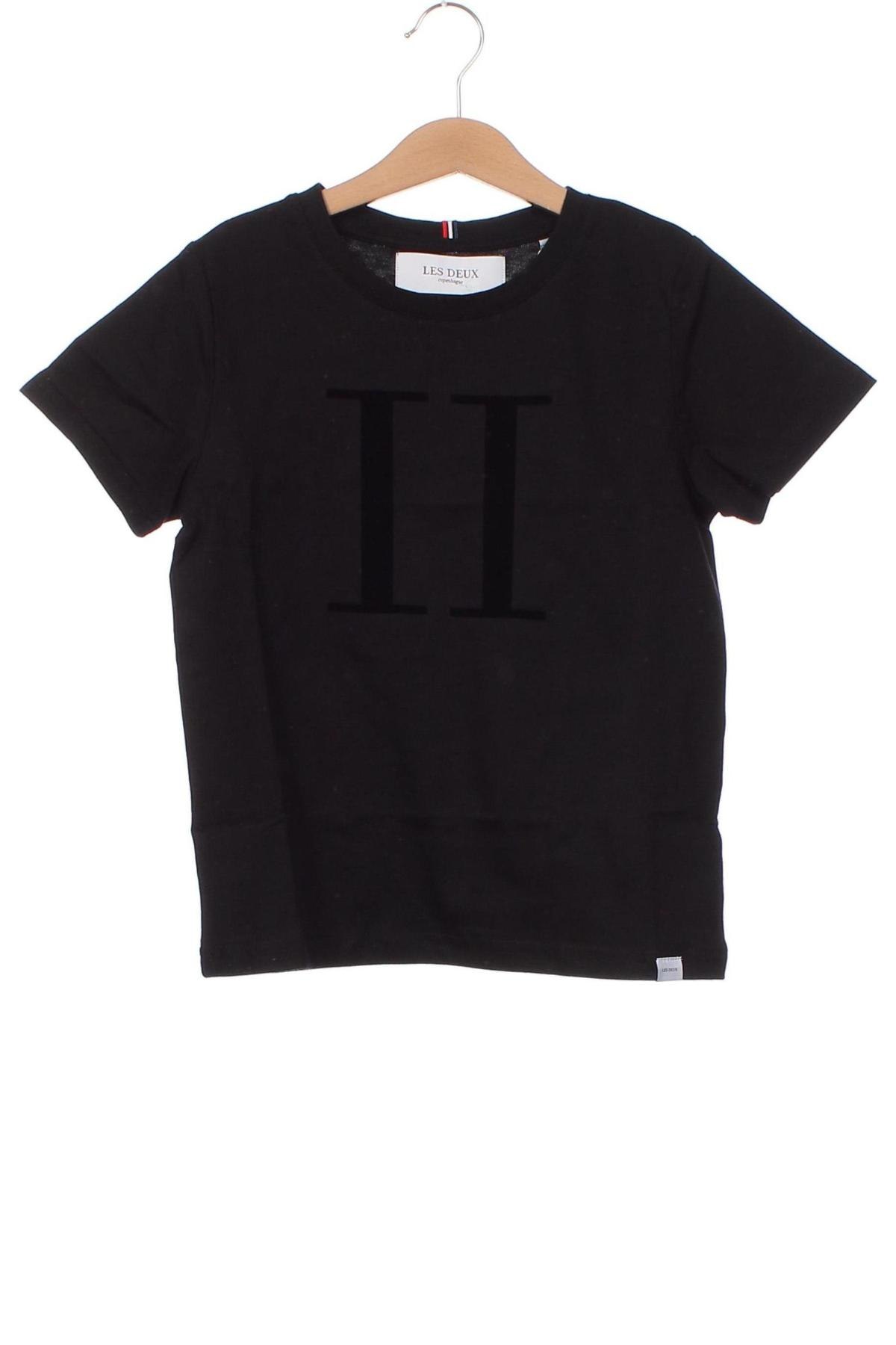 Dziecięcy T-shirt Les Deux, Rozmiar 6-7y/ 122-128 cm, Kolor Czarny, Cena 73,41 zł