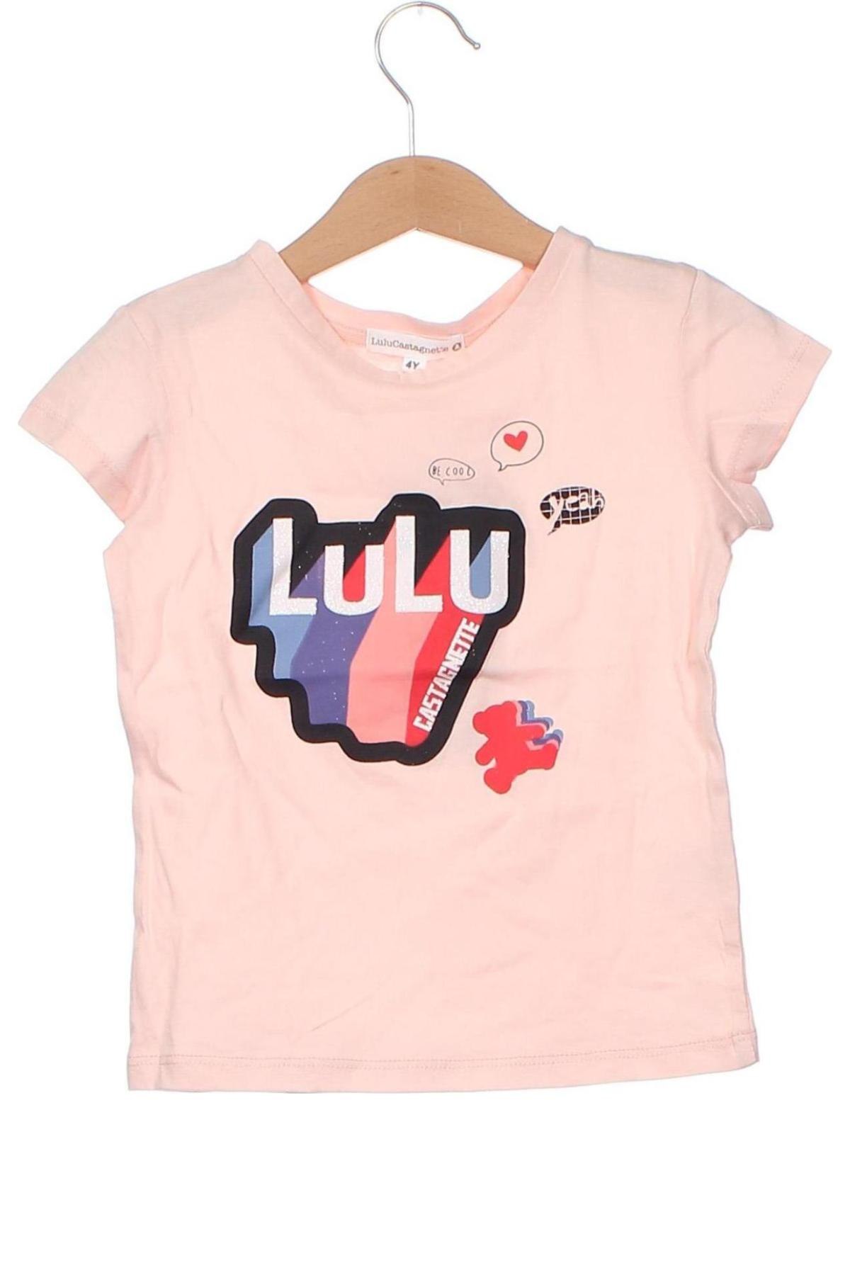 Detské tričko LuluCastagnette, Veľkosť 3-4y/ 104-110 cm, Farba Ružová, Cena  8,51 €