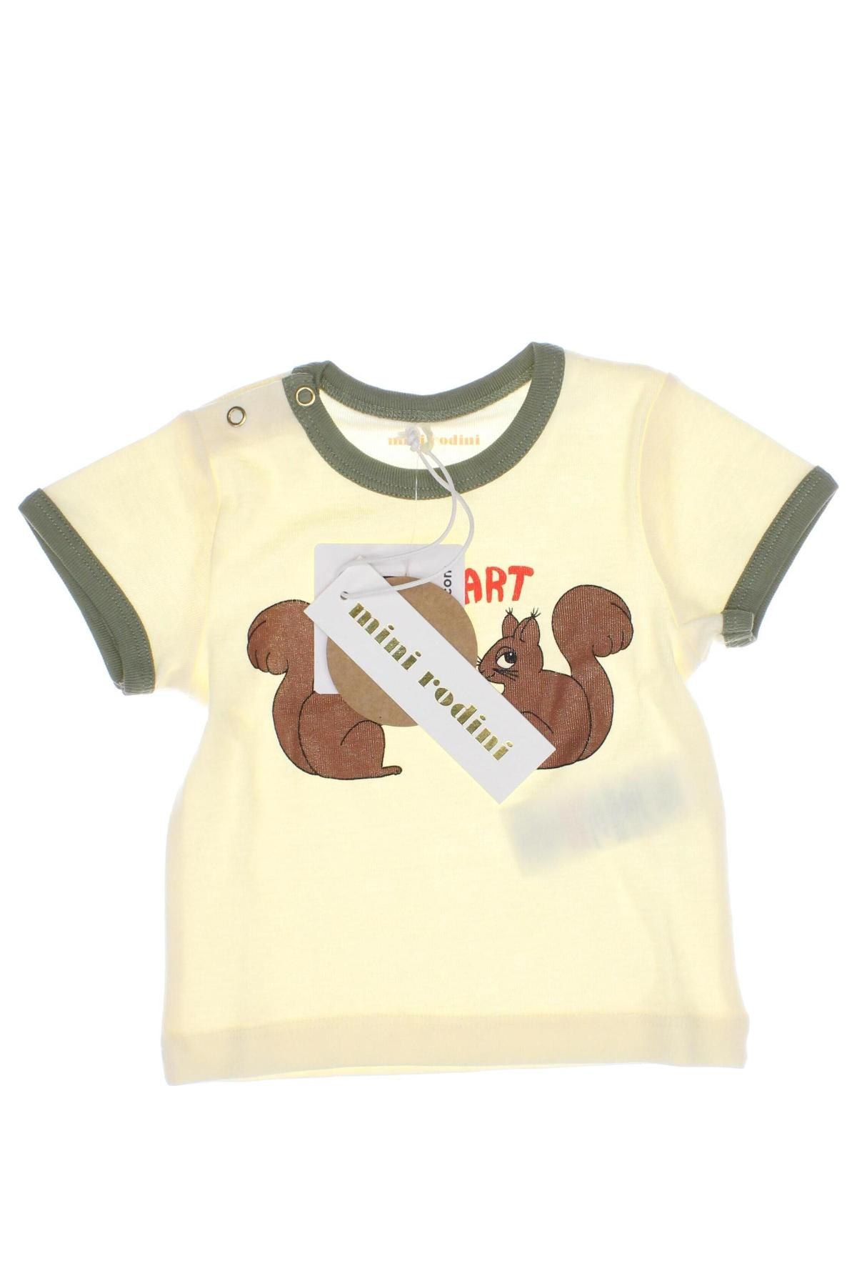 Dětské tričko  Mini Rodini, Velikost 6-9m/ 68-74 cm, Barva Krémová, Cena  306,00 Kč