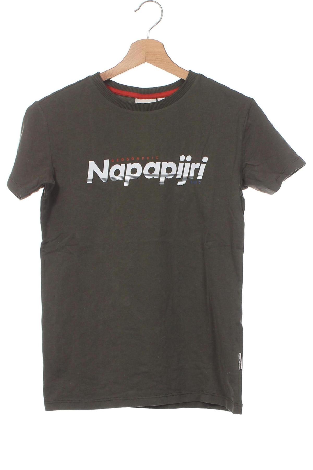 Παιδικό μπλουζάκι Napapijri, Μέγεθος 13-14y/ 164-168 εκ., Χρώμα Πράσινο, Τιμή 32,99 €