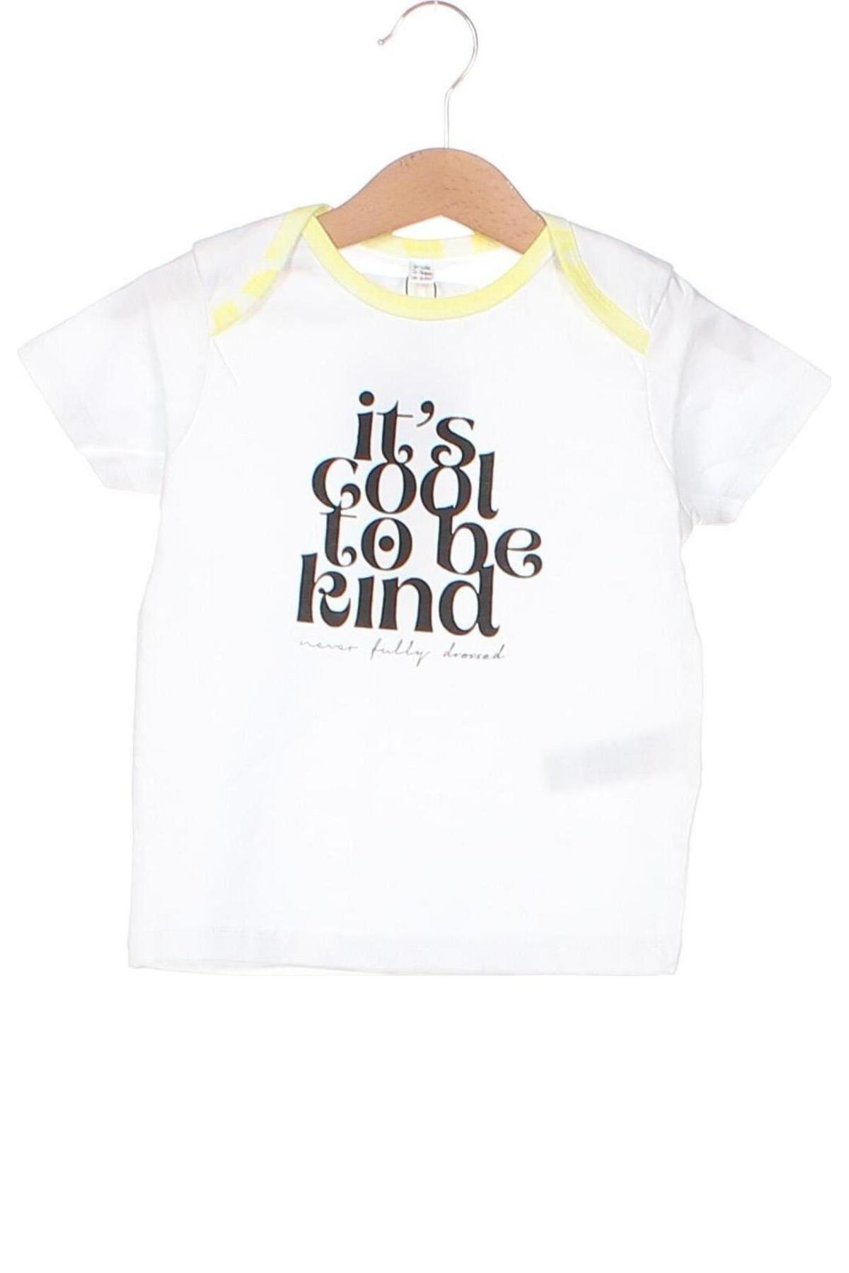 Dětské tričko  Never Fully Dressed, Velikost 18-24m/ 86-98 cm, Barva Bílá, Cena  296,00 Kč
