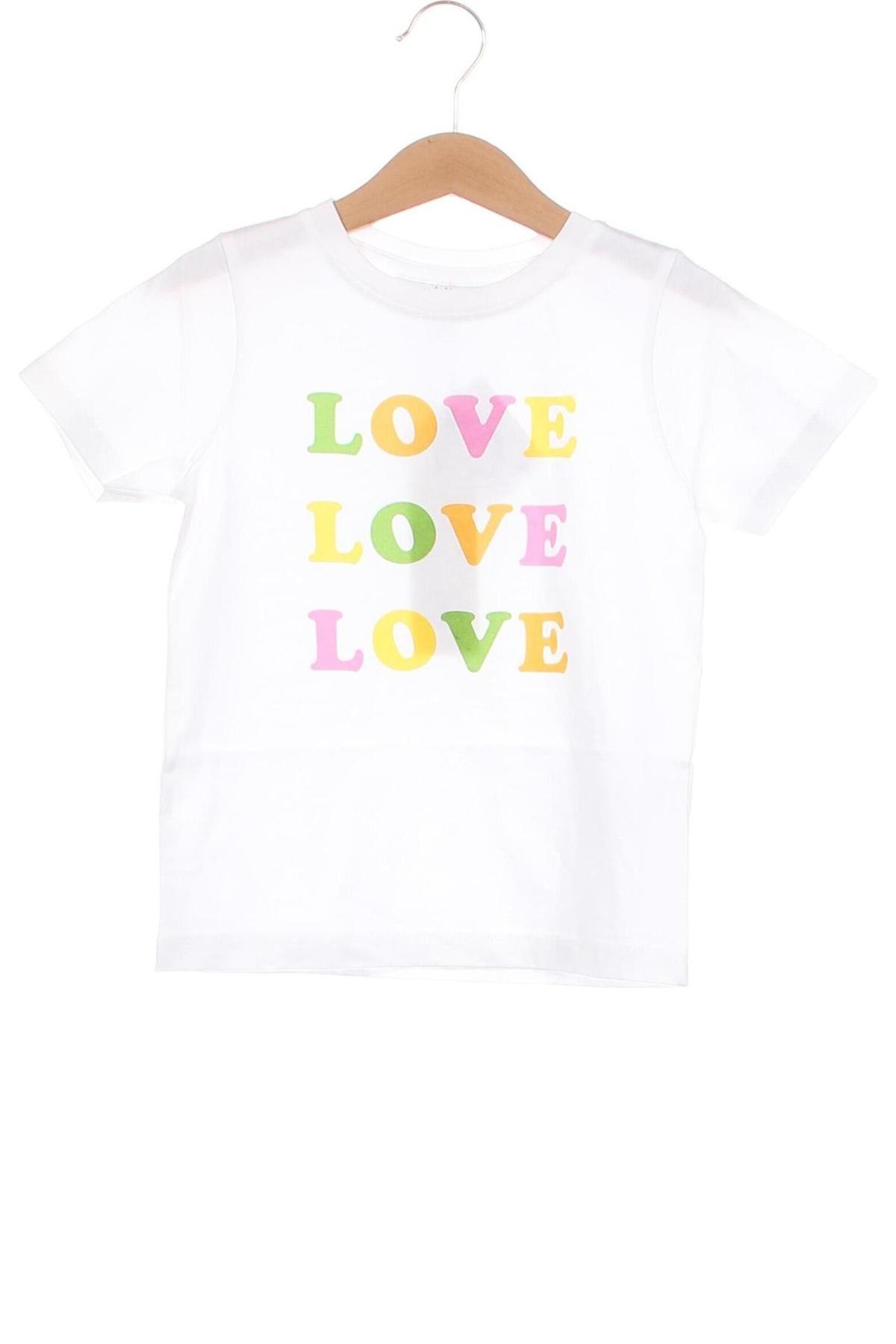 Παιδικό μπλουζάκι Never Fully Dressed, Μέγεθος 4-5y/ 110-116 εκ., Χρώμα Λευκό, Τιμή 13,81 €