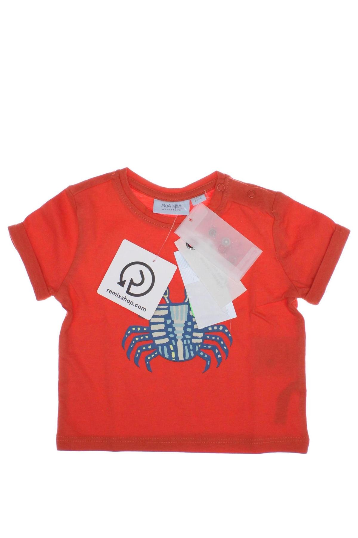 Kinder T-Shirt Noa Noa, Größe 2-3m/ 56-62 cm, Farbe Orange, Preis 7,27 €