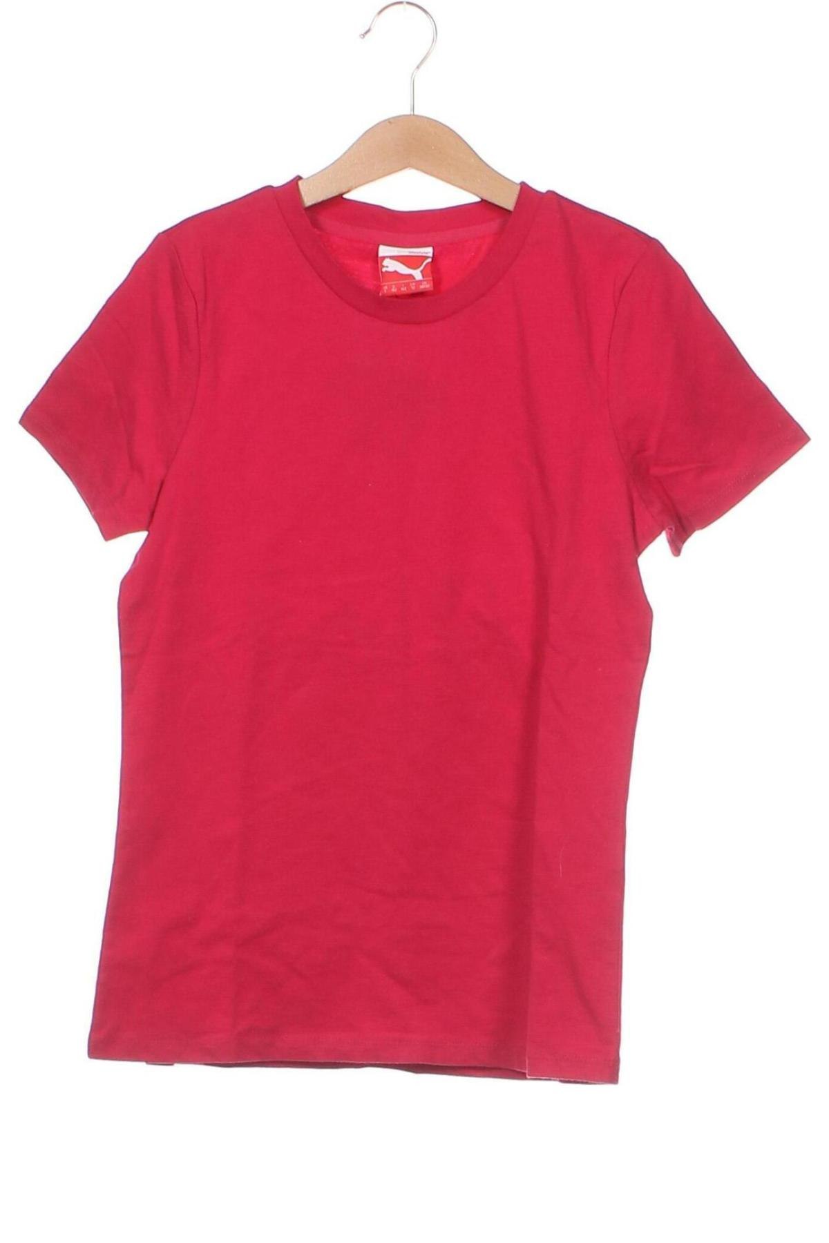 Dziecięcy T-shirt PUMA, Rozmiar 11-12y/ 152-158 cm, Kolor Różowy, Cena 85,48 zł