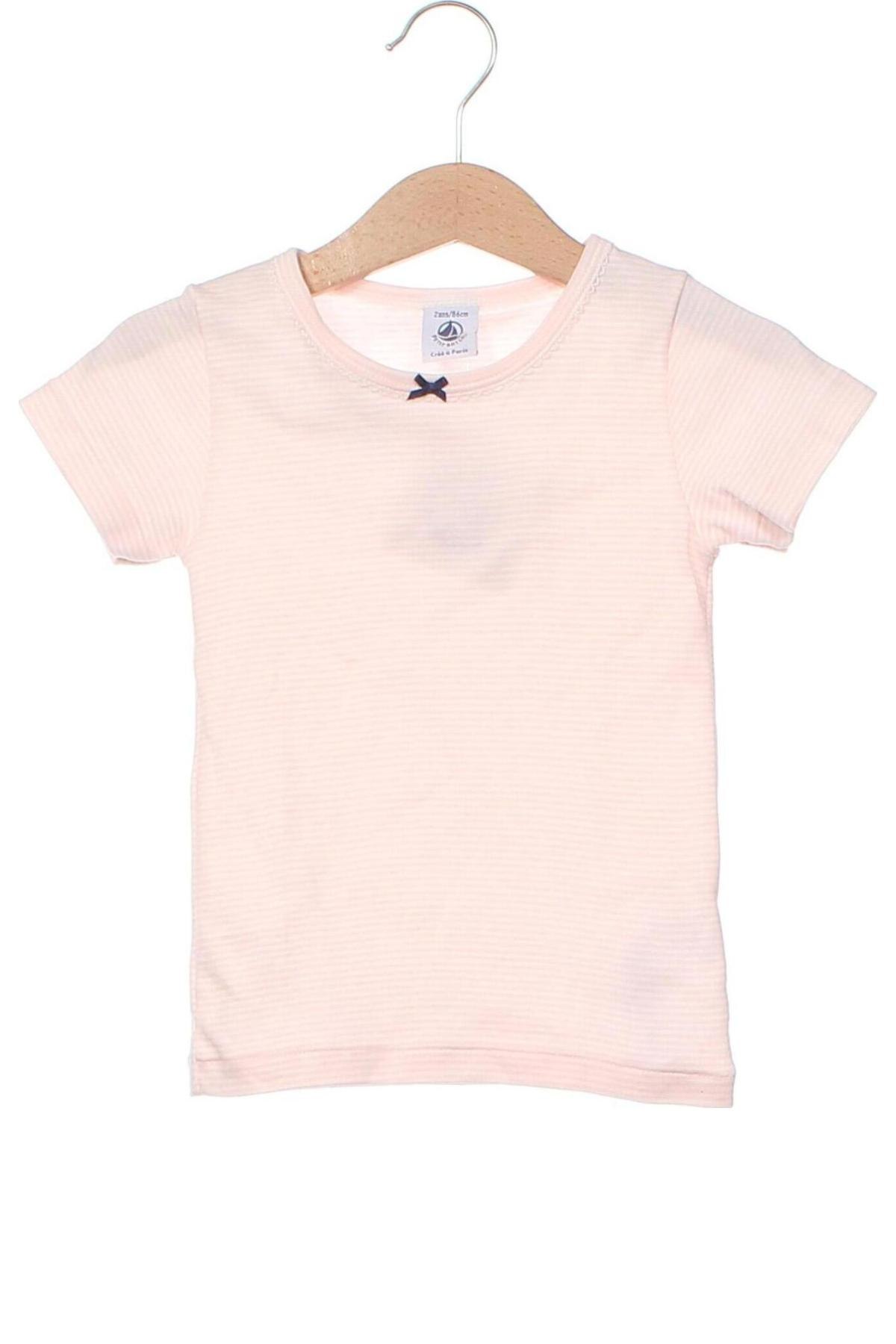 Kinder T-Shirt Petit Bateau, Größe 18-24m/ 86-98 cm, Farbe Rosa, Preis € 26,29
