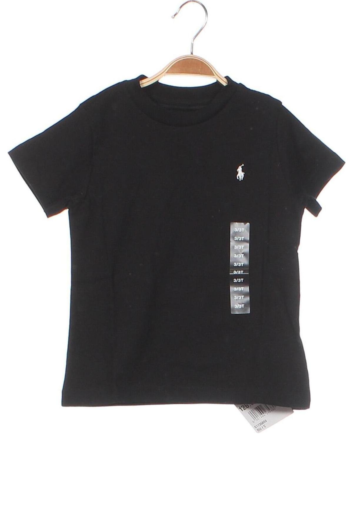 Tricou pentru copii Polo By Ralph Lauren, Mărime 2-3y/ 98-104 cm, Culoare Negru, Preț 152,63 Lei