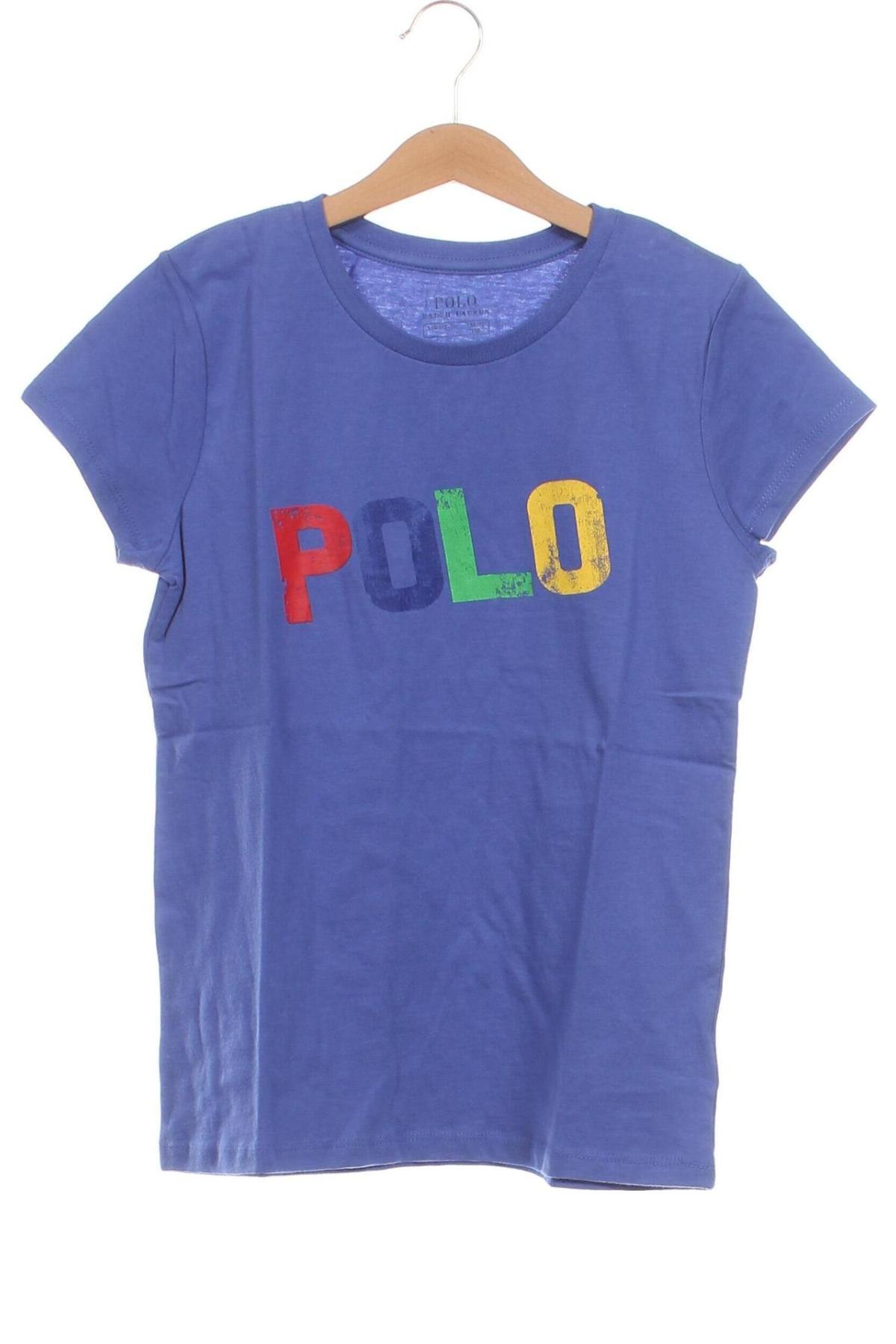Dziecięcy T-shirt Polo By Ralph Lauren, Rozmiar 10-11y/ 146-152 cm, Kolor Niebieski, Cena 143,93 zł