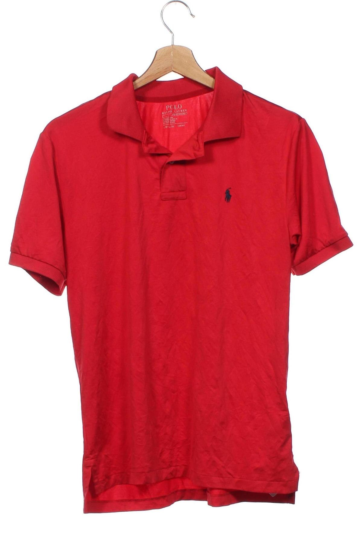 Kinder T-Shirt Polo By Ralph Lauren, Größe 13-14y/ 164-168 cm, Farbe Rot, Preis 18,79 €