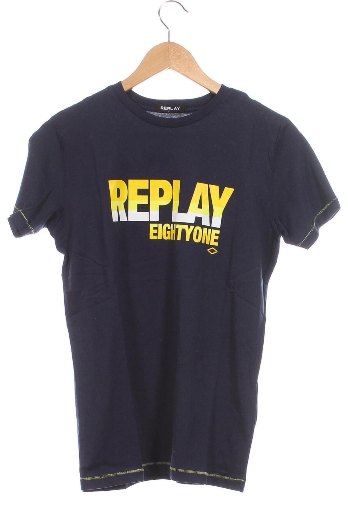 Kinder T-Shirt Replay, Größe 15-18y/ 170-176 cm, Farbe Blau, Preis € 18,25