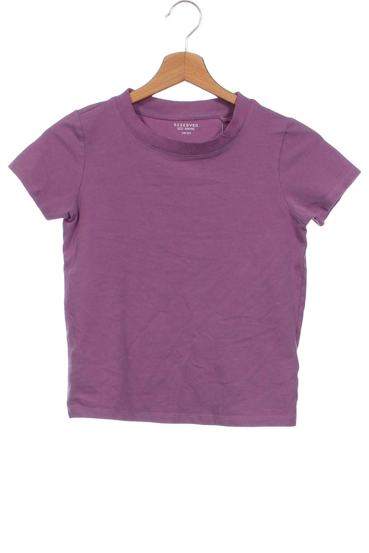 Kinder T-Shirt Reserved, Größe 11-12y/ 152-158 cm, Farbe Lila, Preis 2,92 €