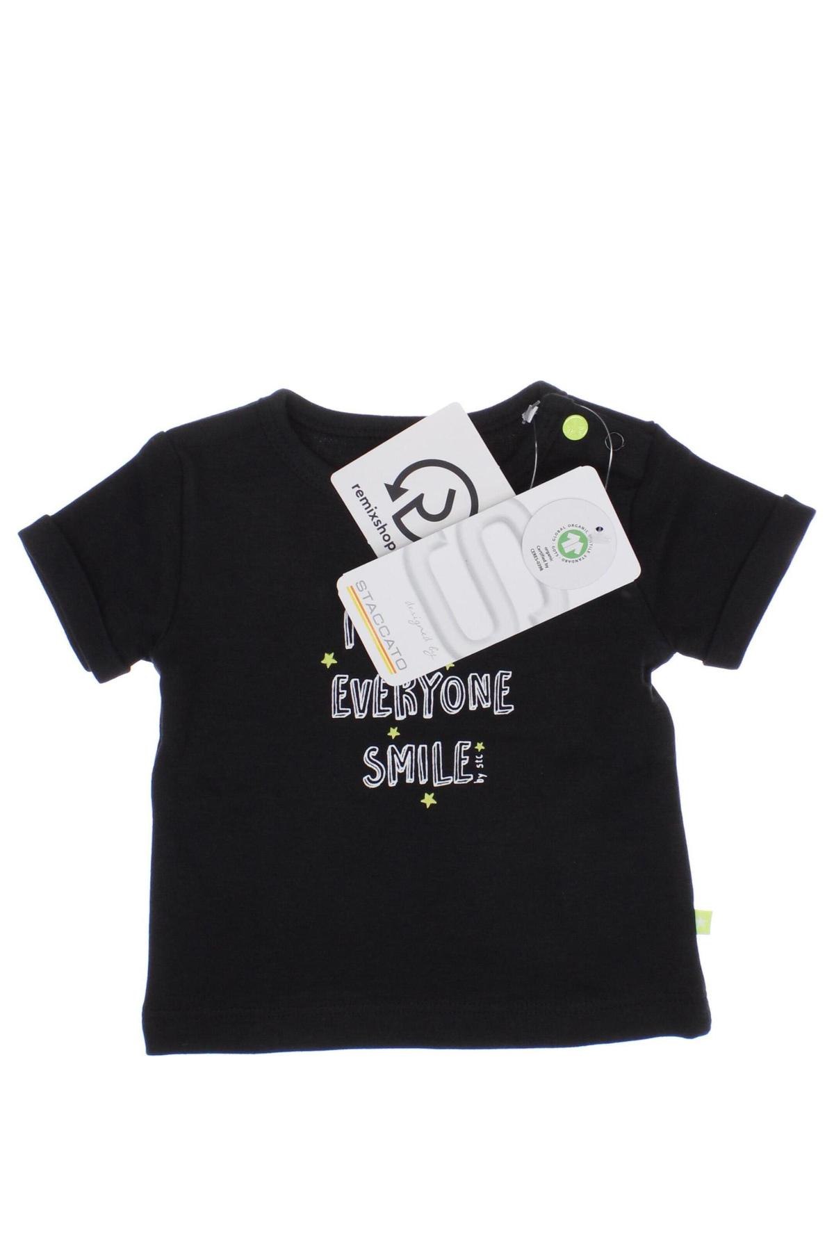 Παιδικό μπλουζάκι Staccato, Μέγεθος 0-1m/ 50 εκ., Χρώμα Μαύρο, Τιμή 9,19 €