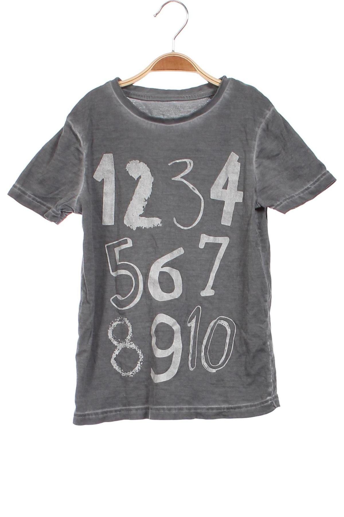 Dziecięcy T-shirt Tu, Rozmiar 5-6y/ 116-122 cm, Kolor Szary, Cena 27,59 zł