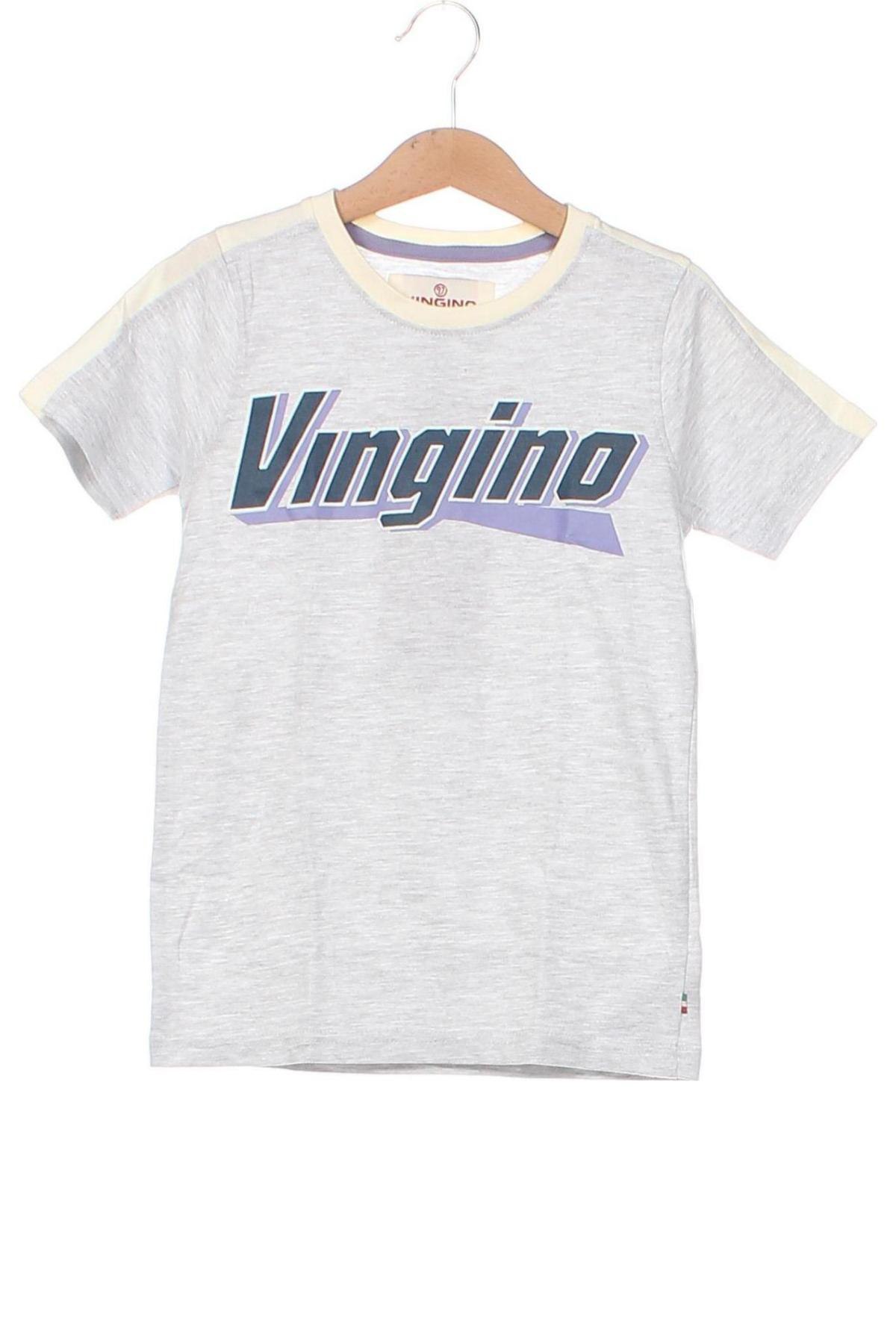Dziecięcy T-shirt Vingino, Rozmiar 5-6y/ 116-122 cm, Kolor Szary, Cena 87,96 zł