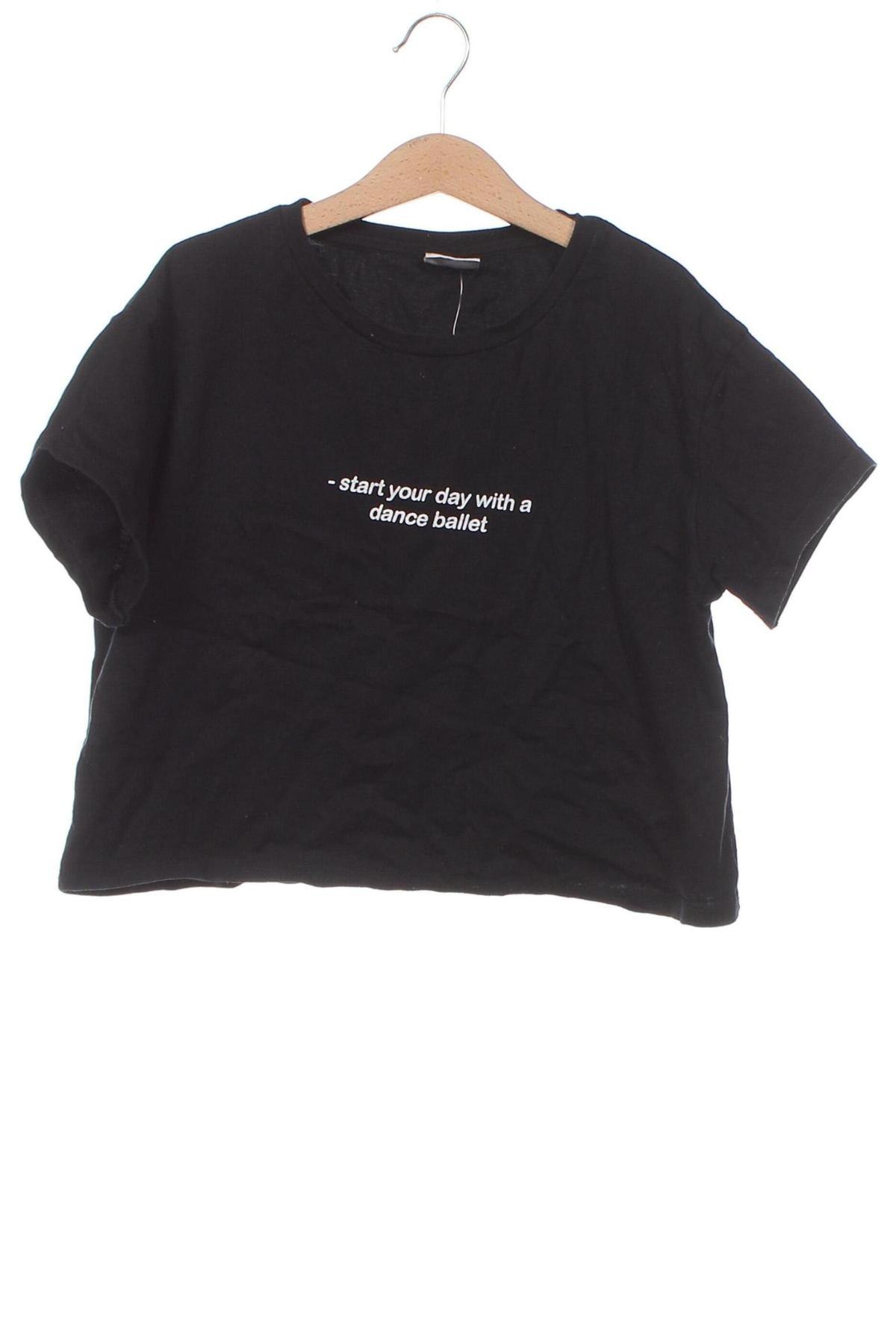 Tricou pentru copii Zara Kids, Mărime 11-12y/ 152-158 cm, Culoare Negru, Preț 16,20 Lei