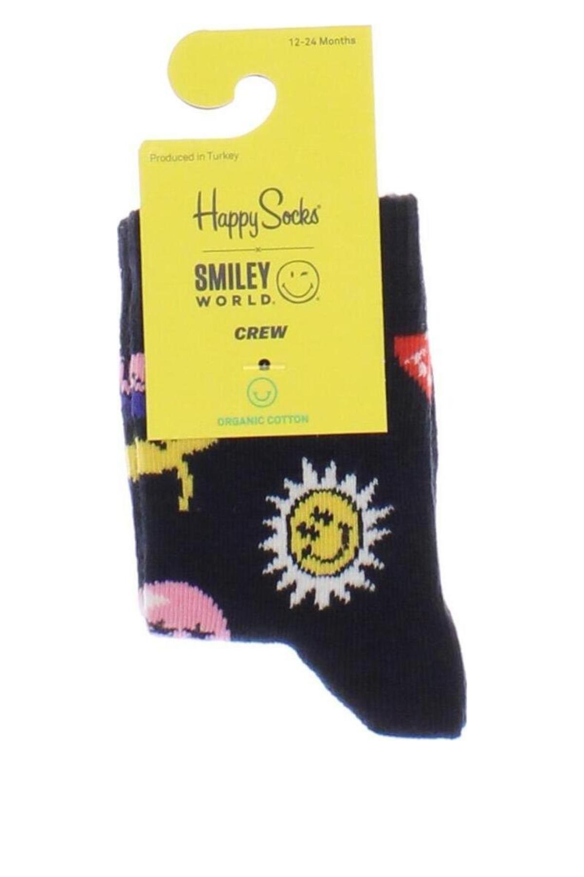 Παιδικές κάλτσες Happy Socks, Μέγεθος 12-18m/ 80-86 εκ., Χρώμα Μπλέ, Τιμή 8,07 €