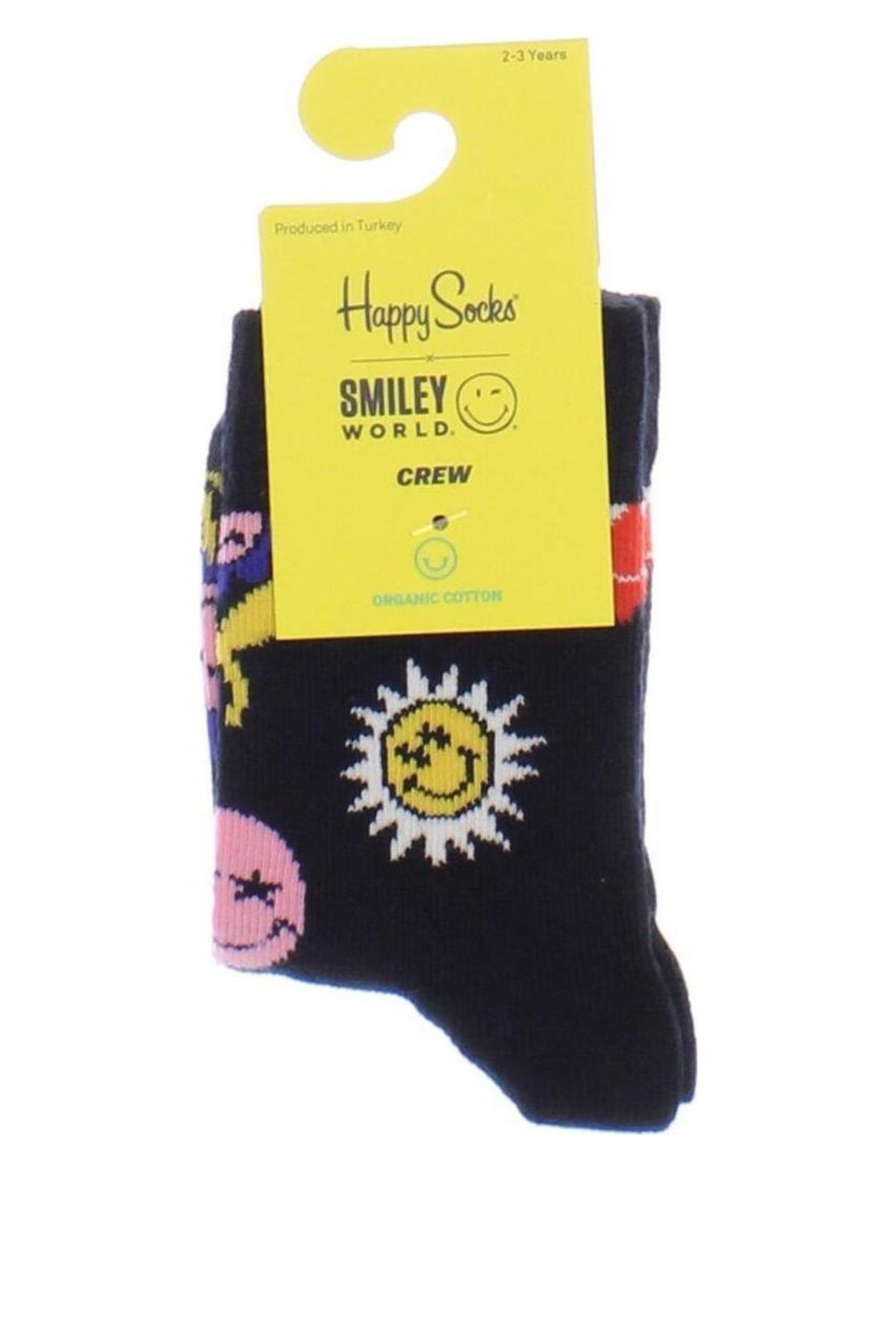 Dětské ponožky  Happy Socks, Velikost 3-4y/ 104-110 cm, Barva Modrá, Cena  214,00 Kč