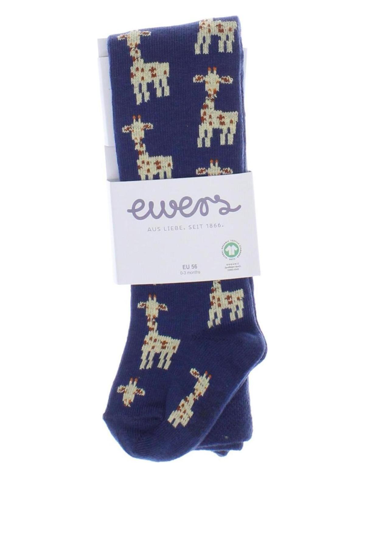 Детски чорапогащник Ewers, Размер 1-2m/ 50-56 см, Цвят Син, Цена 14,04 лв.