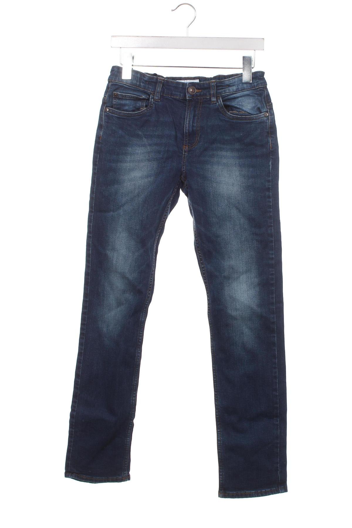 Dziecięce jeansy C&A, Rozmiar 12-13y/ 158-164 cm, Kolor Niebieski, Cena 39,90 zł