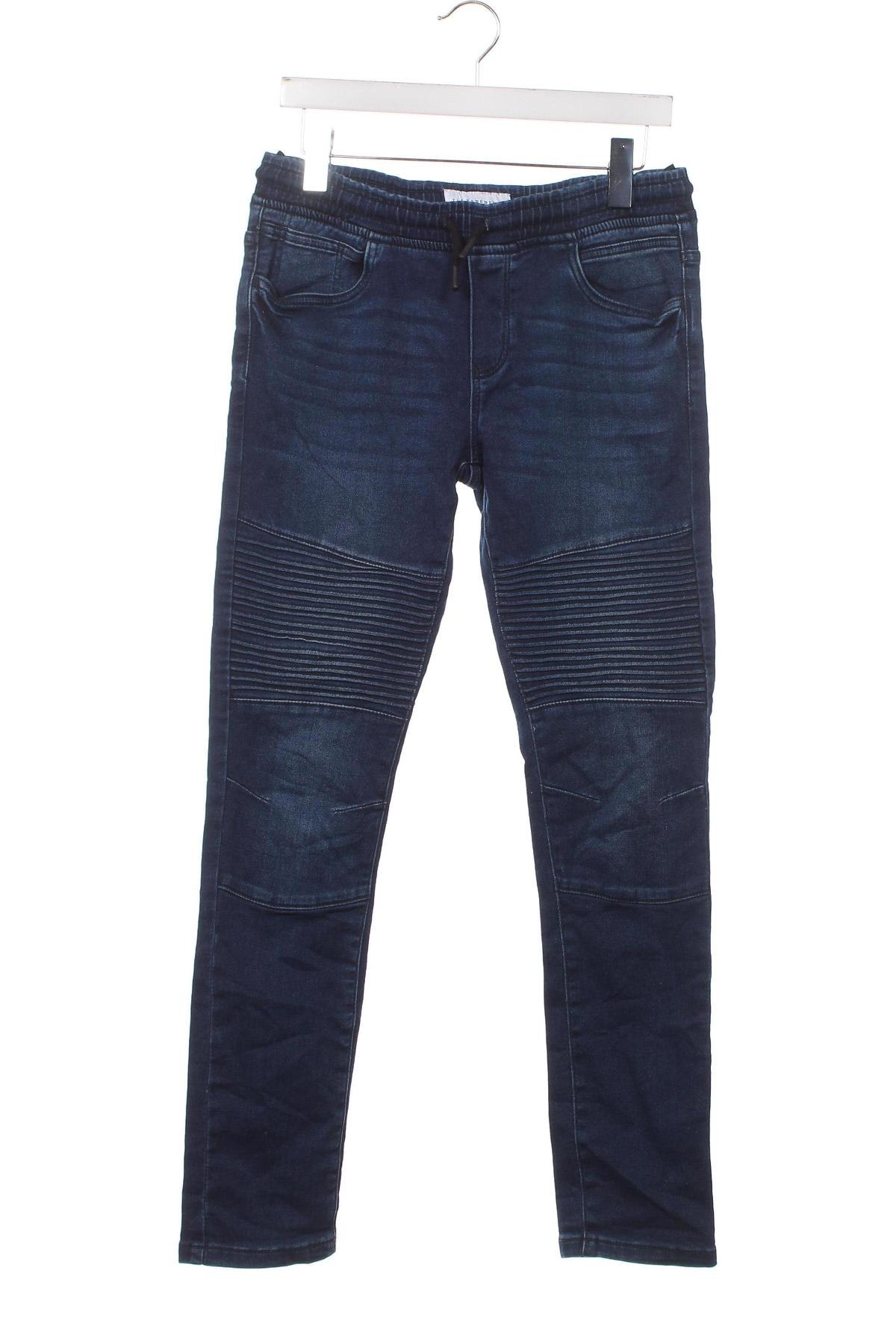 Dziecięce jeansy C&A, Rozmiar 12-13y/ 158-164 cm, Kolor Niebieski, Cena 35,82 zł