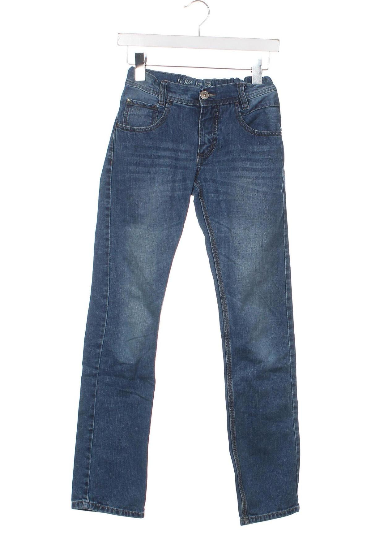 Dziecięce jeansy C&A, Rozmiar 11-12y/ 152-158 cm, Kolor Niebieski, Cena 25,75 zł