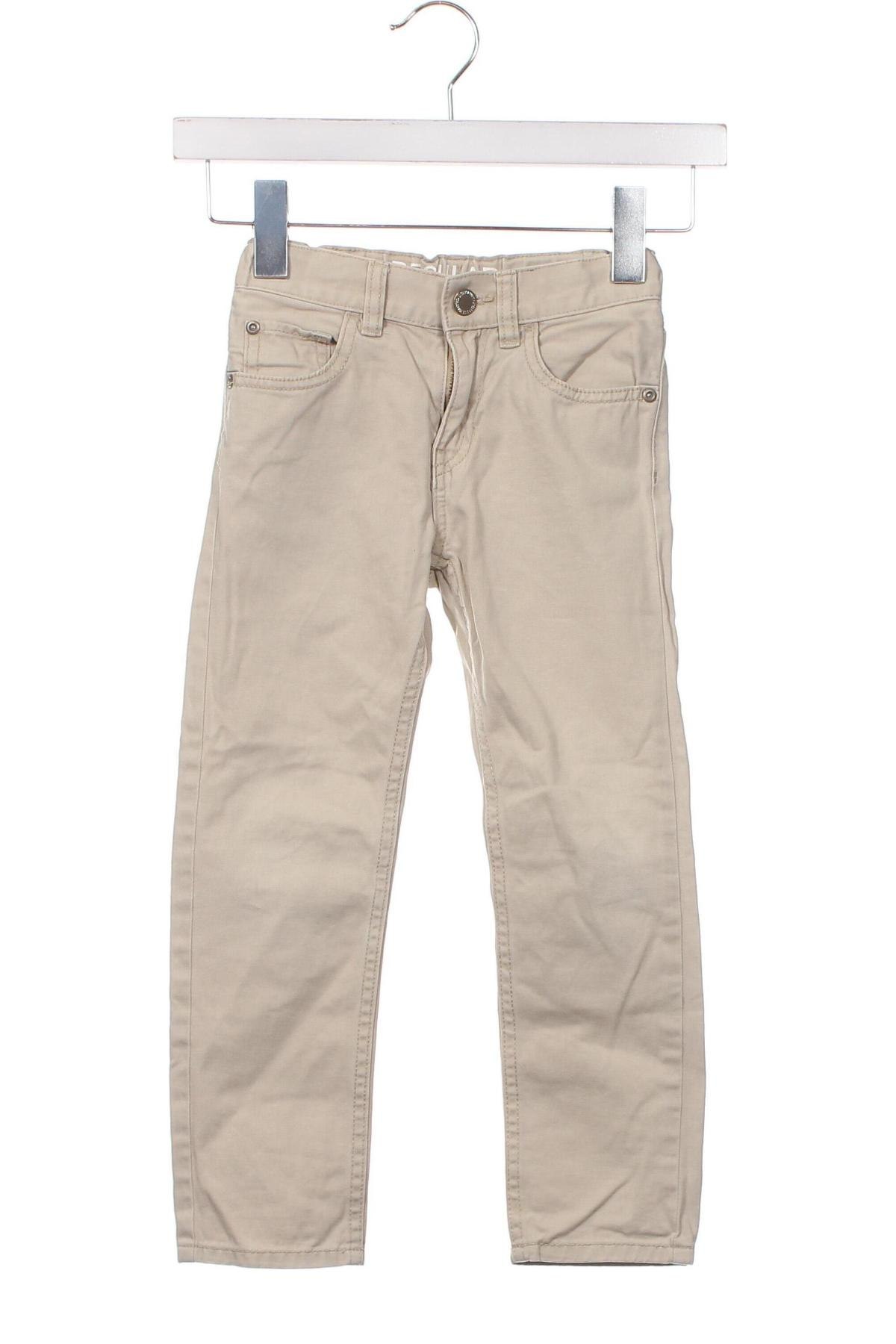 Dětské džíny  H&M, Velikost 4-5y/ 110-116 cm, Barva Béžová, Cena  220,00 Kč