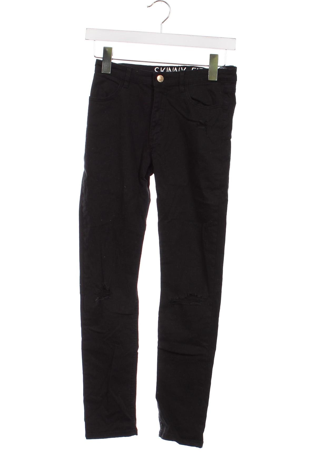 Dětské džíny  H&M, Velikost 12-13y/ 158-164 cm, Barva Černá, Cena  89,00 Kč