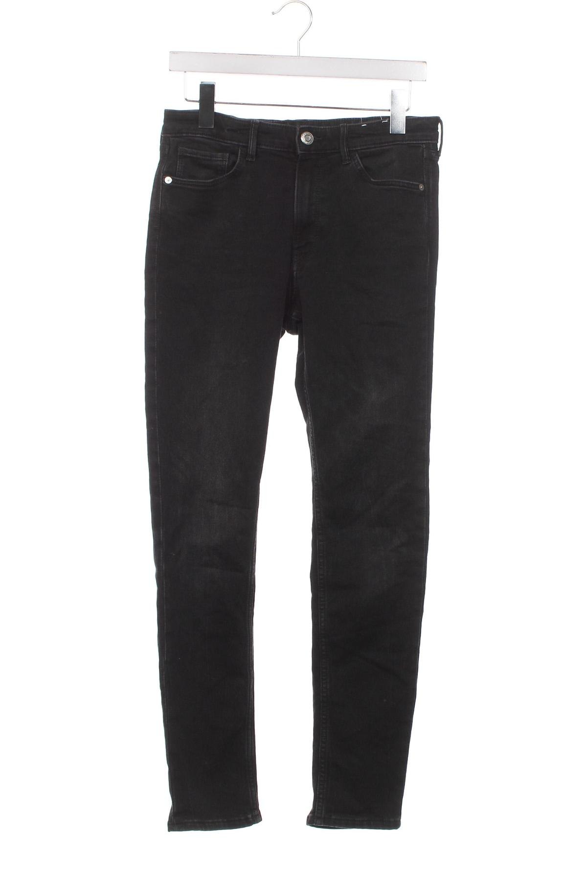 Dětské džíny  H&M, Velikost 14-15y/ 168-170 cm, Barva Černá, Cena  163,00 Kč