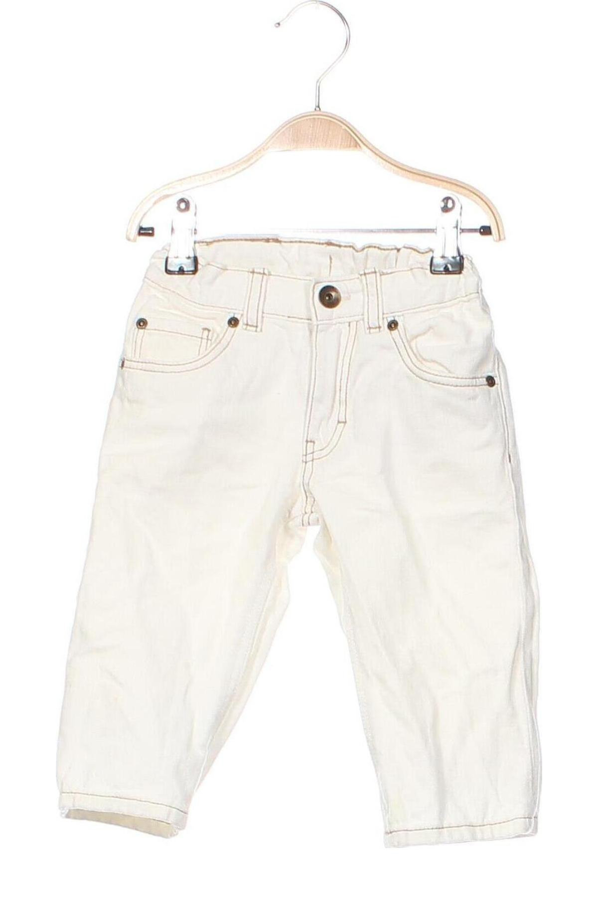 Dziecięce jeansy H&M L.O.G.G., Rozmiar 12-18m/ 80-86 cm, Kolor Biały, Cena 38,83 zł