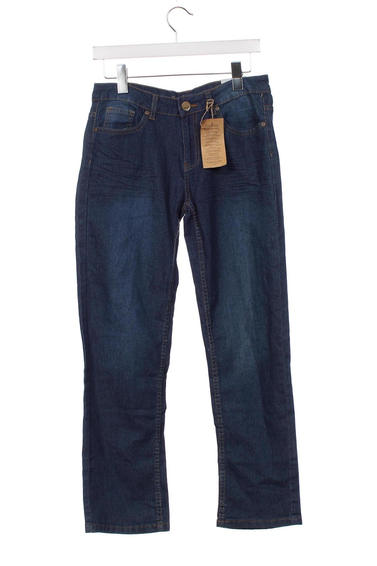 Dziecięce jeansy X-Mail, Rozmiar 12-13y/ 158-164 cm, Kolor Niebieski, Cena 32,63 zł