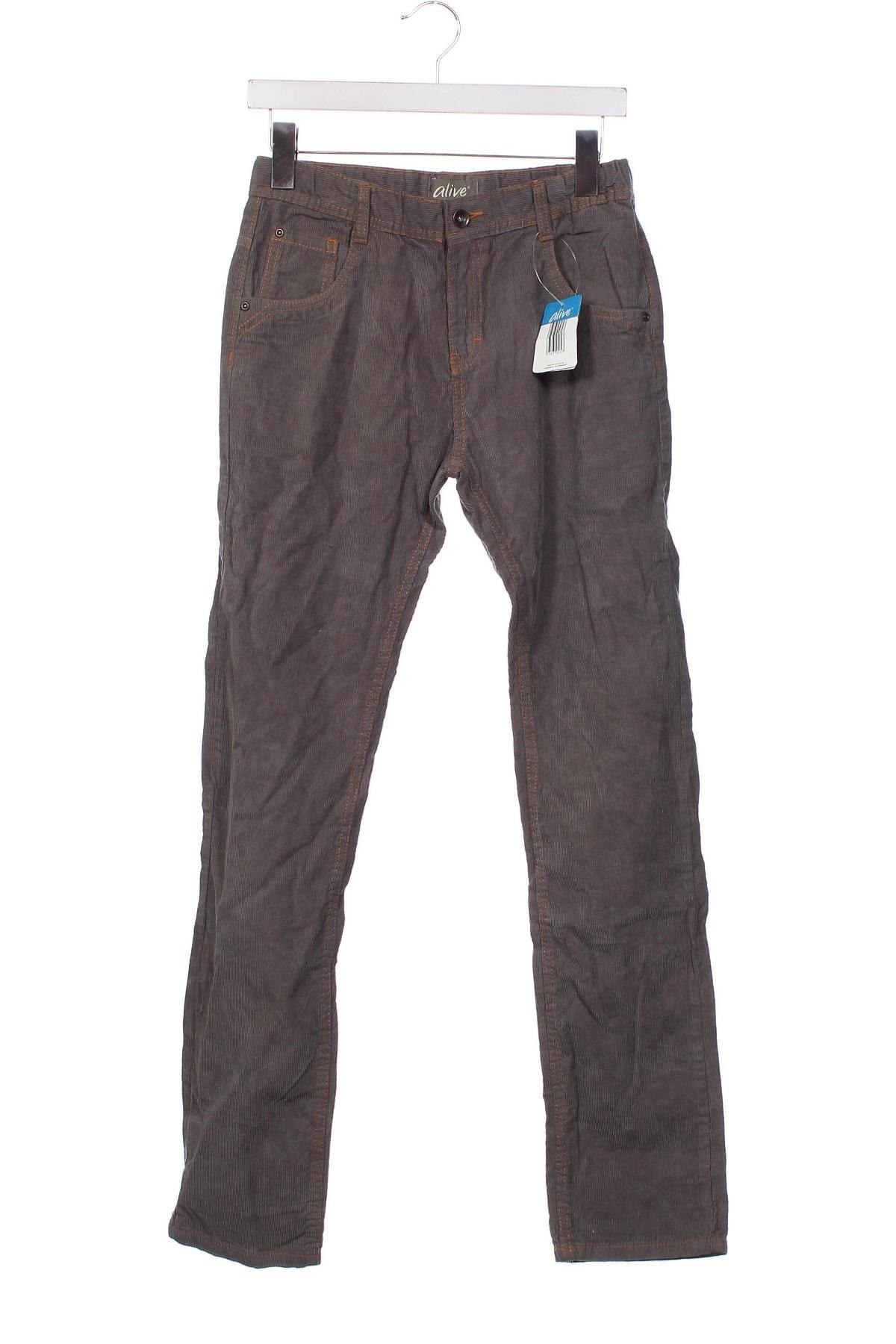 Детски джинси Alive, Размер 13-14y/ 164-168 см, Цвят Сив, Цена 12,81 лв.