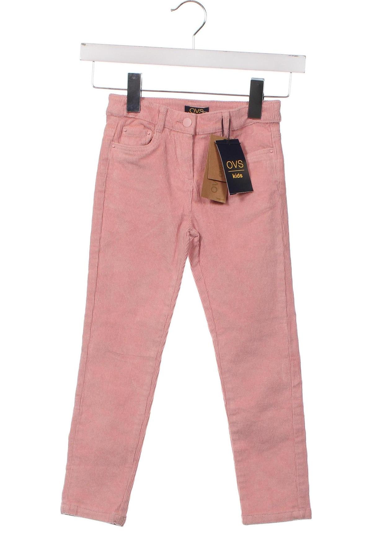 Παιδικό κοτλέ παντελόνι Oviesse, Μέγεθος 5-6y/ 116-122 εκ., Χρώμα Ρόζ , Τιμή 17,01 €