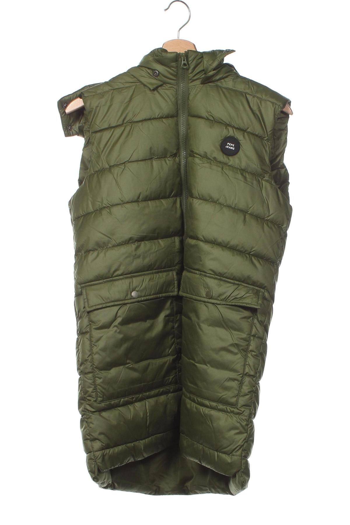 Kinderweste Pepe Jeans, Größe 15-18y/ 170-176 cm, Farbe Grün, Preis 13,41 €
