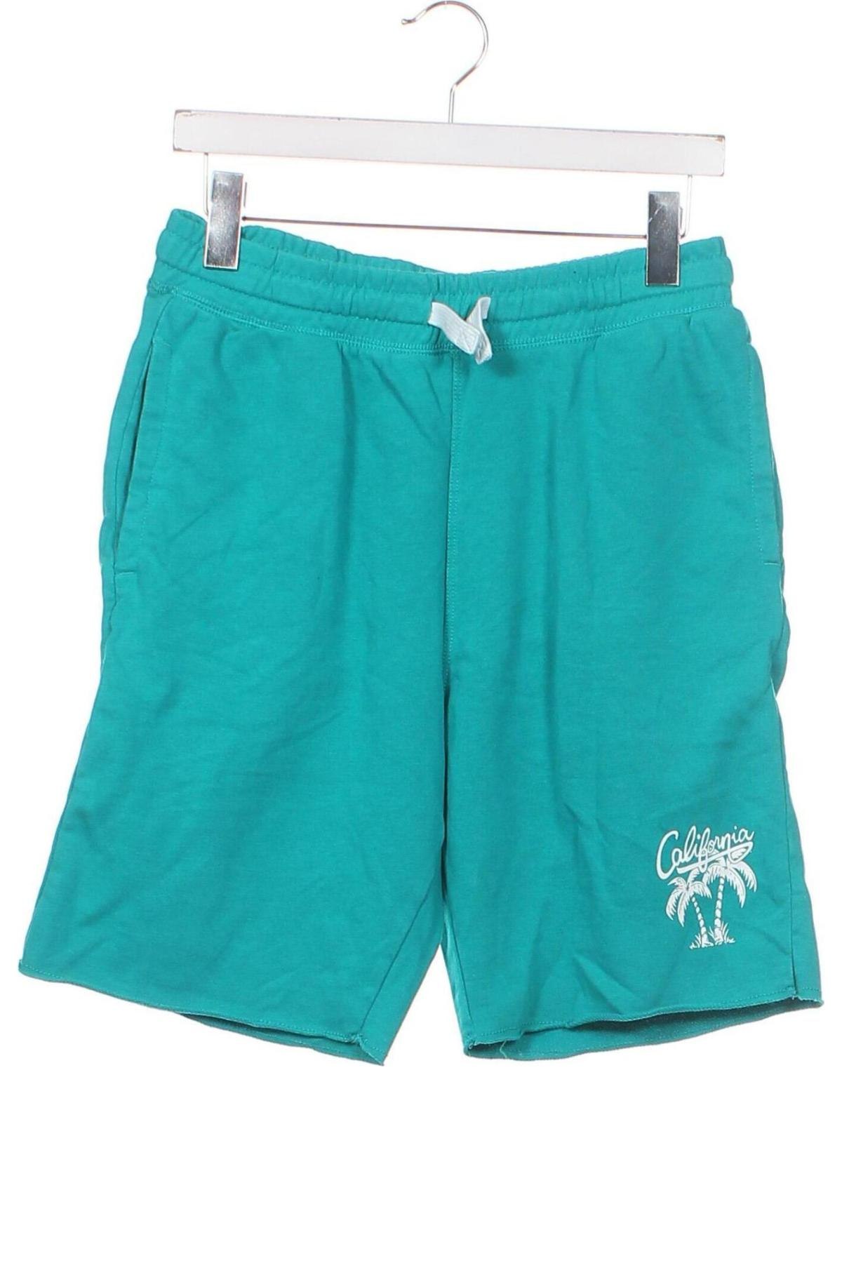 Pantaloni scurți pentru copii H&M, Mărime 14-15y/ 168-170 cm, Culoare Verde, Preț 46,05 Lei