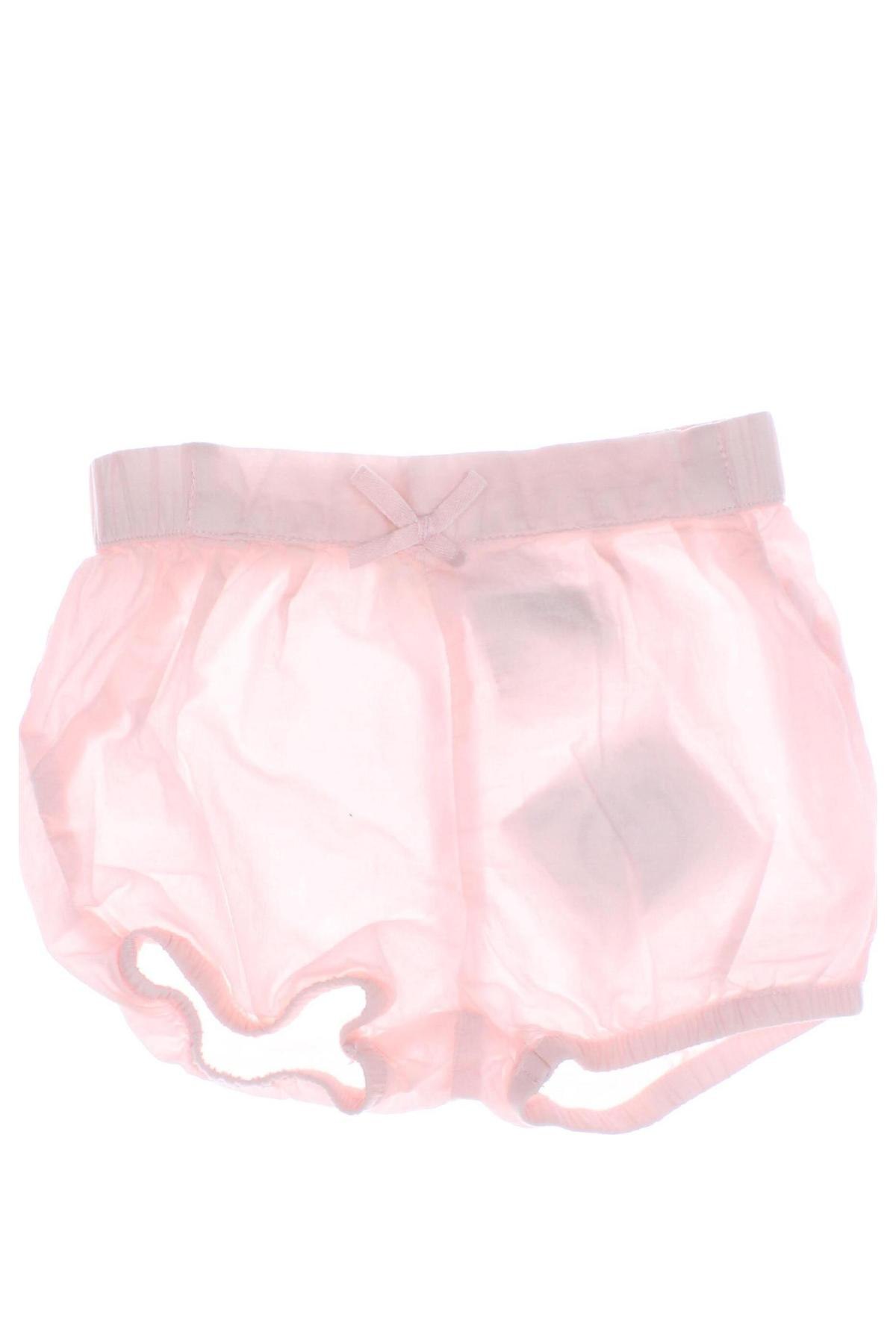 Kinder Shorts H&M, Größe 9-12m/ 74-80 cm, Farbe Rosa, Preis 3,87 €