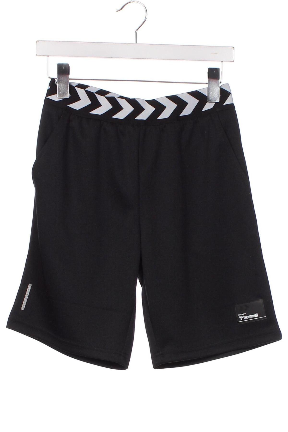 Pantaloni scurți pentru copii Hummel, Mărime 11-12y/ 152-158 cm, Culoare Negru, Preț 118,42 Lei