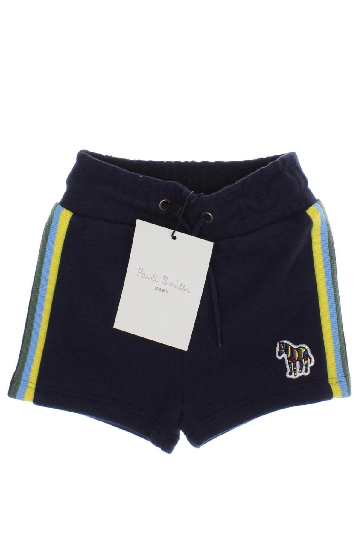 Pantaloni scurți pentru copii Paul Smith, Mărime 2-3m/ 56-62 cm, Culoare Albastru, Preț 89,34 Lei