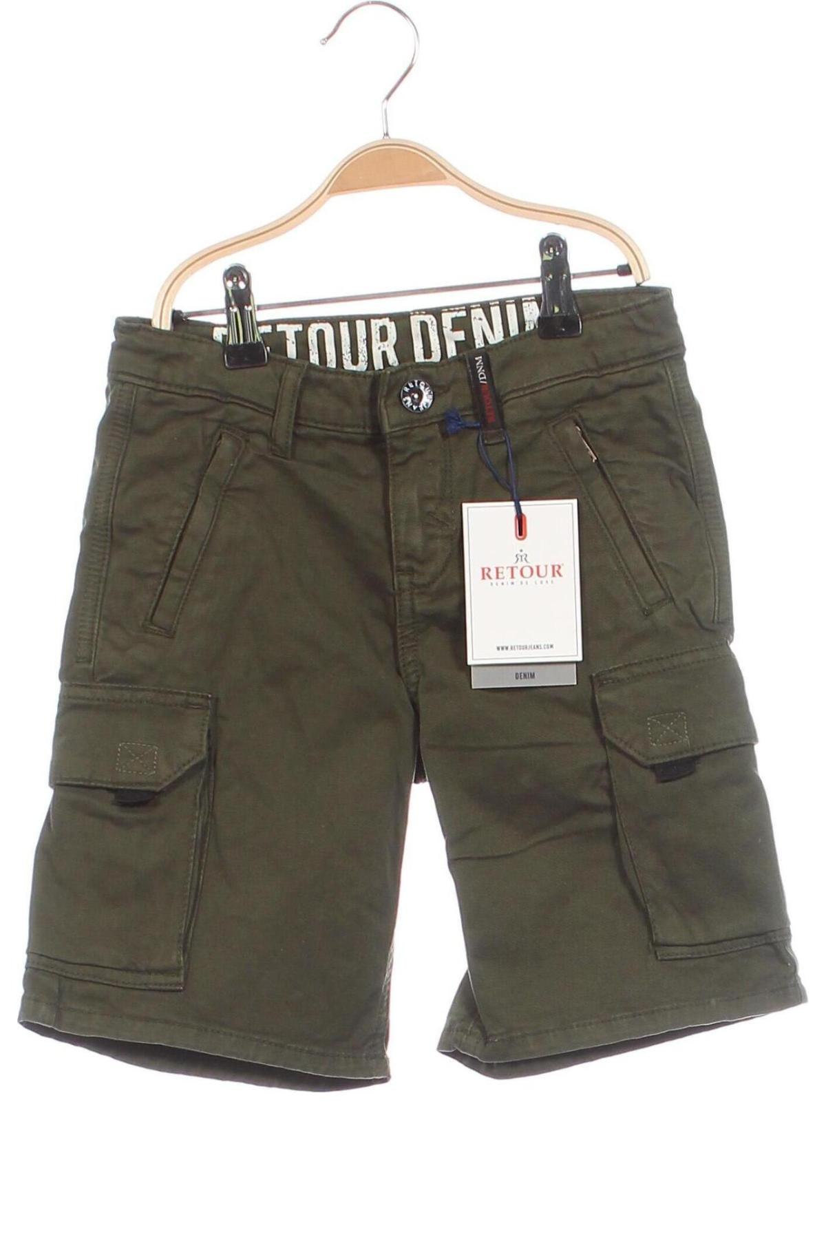 Kinder Shorts Retour Jeans, Größe 9-10y/ 140-146 cm, Farbe Grün, Preis € 26,29