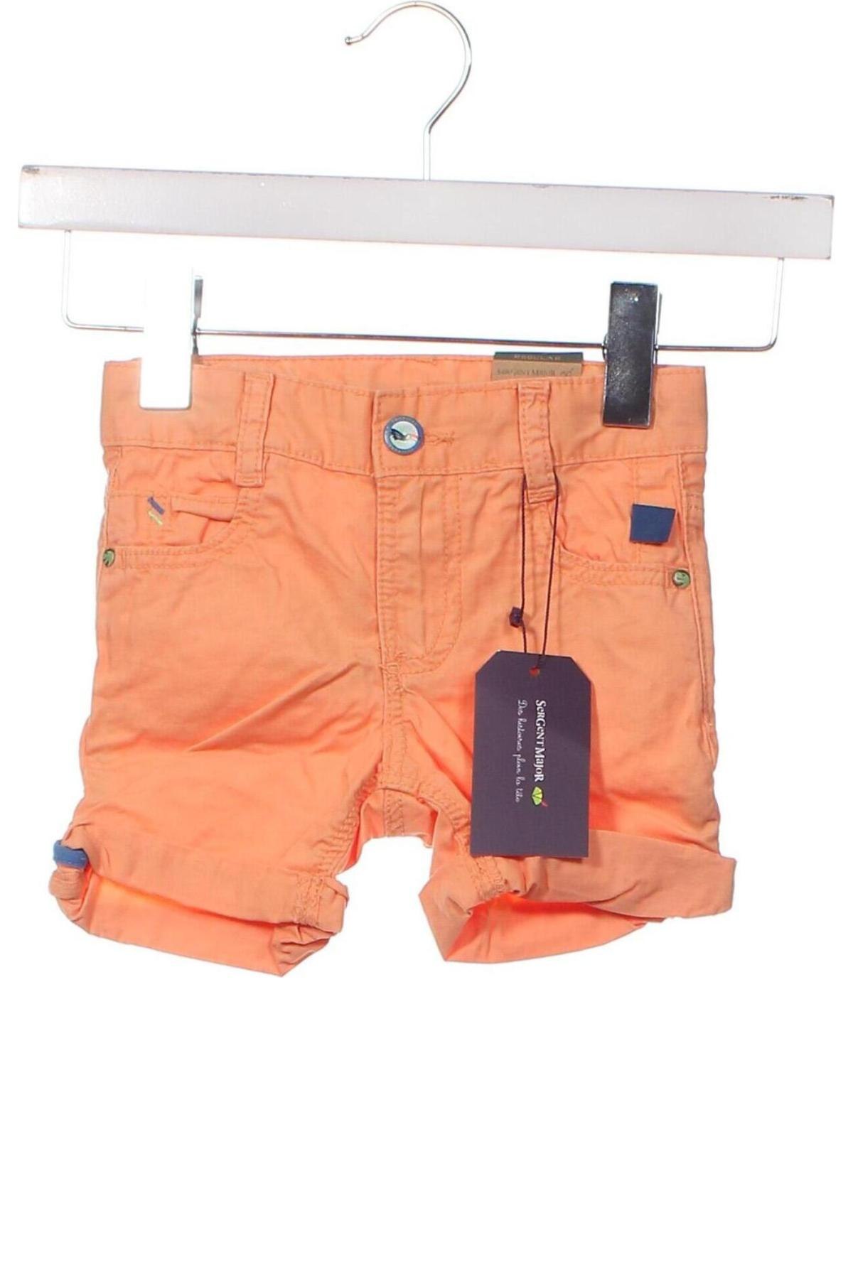 Παιδικό κοντό παντελόνι Sergent Major, Μέγεθος 18-24m/ 86-98 εκ., Χρώμα Πορτοκαλί, Τιμή 3,94 €