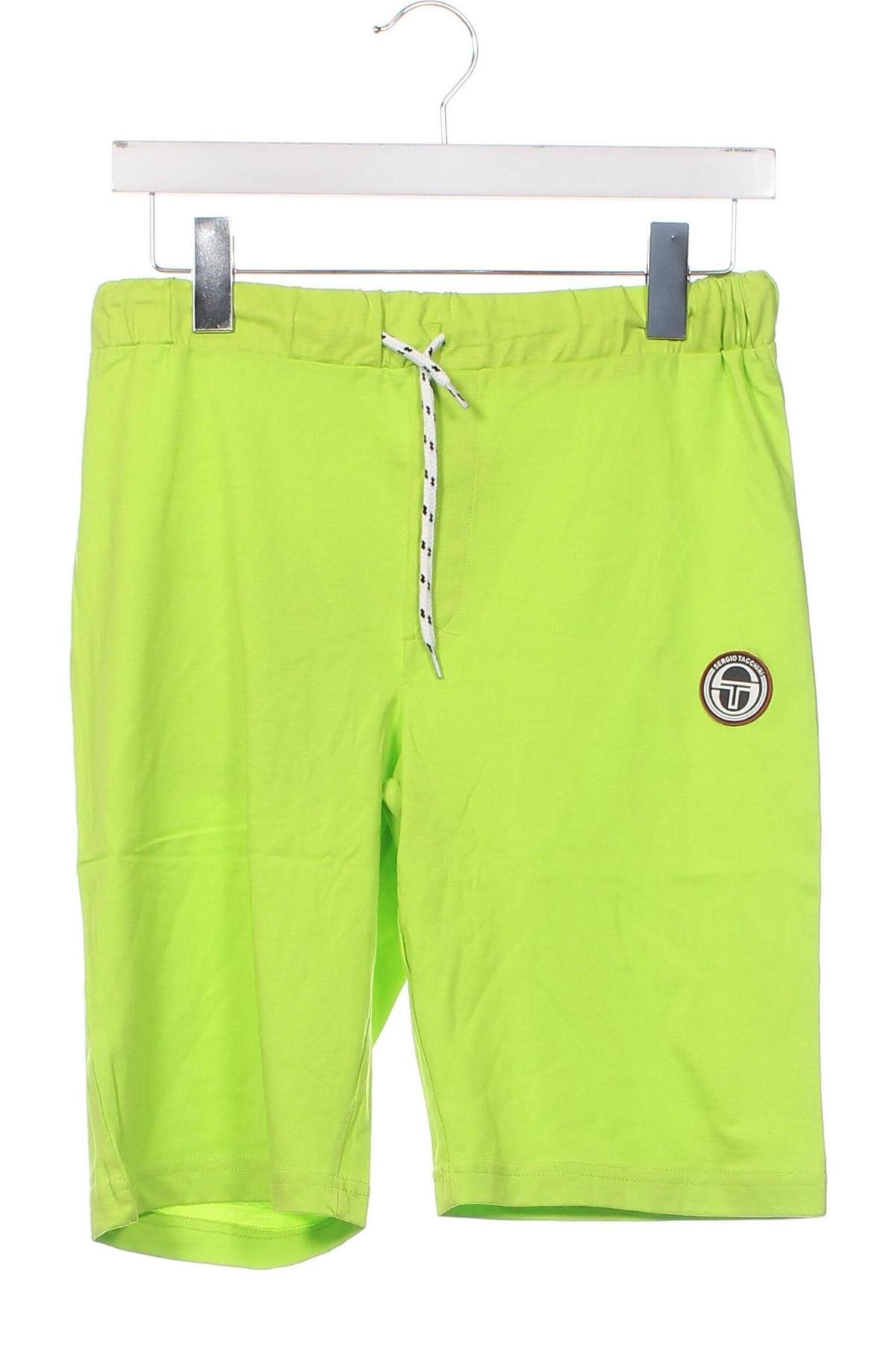 Pantaloni scurți pentru copii Sergio Tacchini, Mărime 13-14y/ 164-168 cm, Culoare Verde, Preț 252,63 Lei