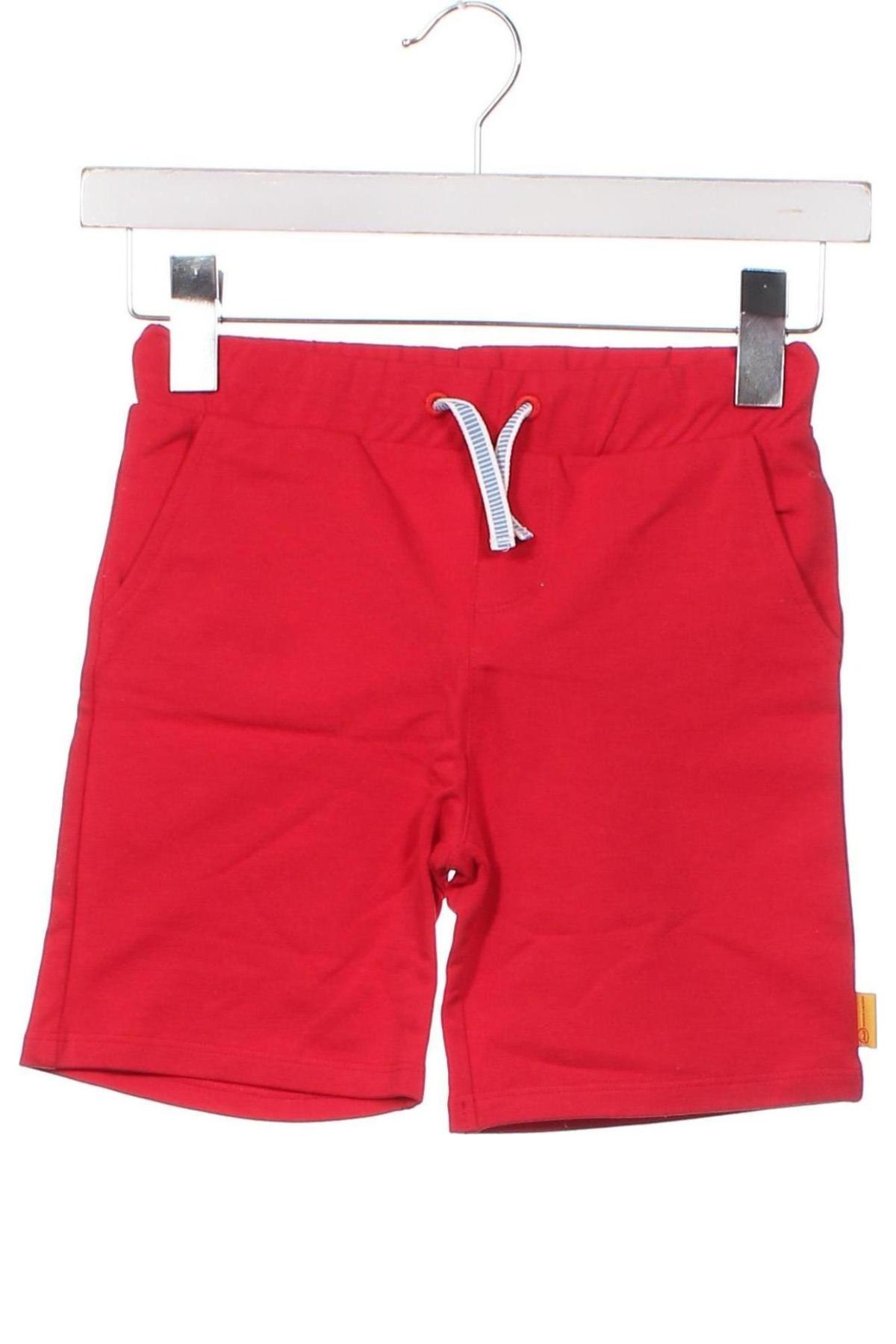 Детски къс панталон Steiff, Размер 6-7y/ 122-128 см, Цвят Червен, Цена 34,68 лв.
