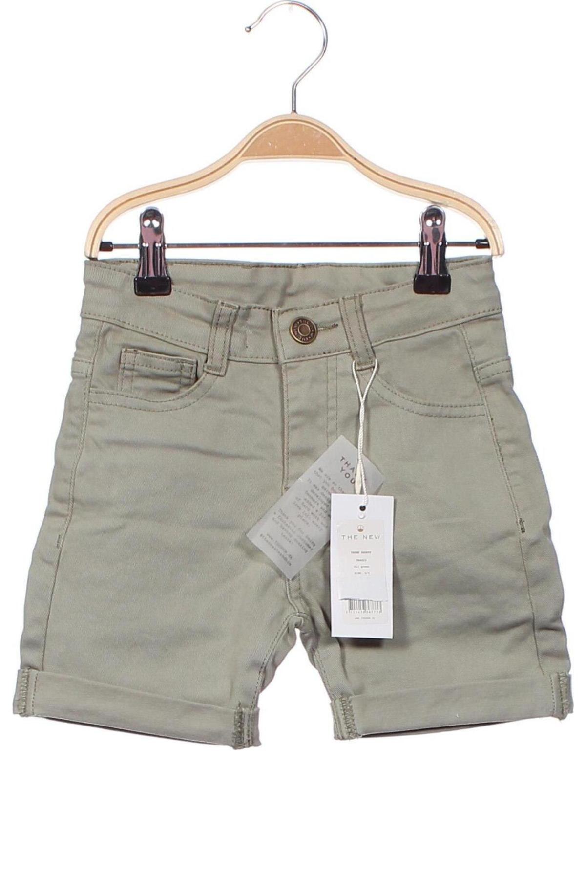 Pantaloni scurți pentru copii The New, Mărime 3-4y/ 104-110 cm, Culoare Verde, Preț 46,97 Lei