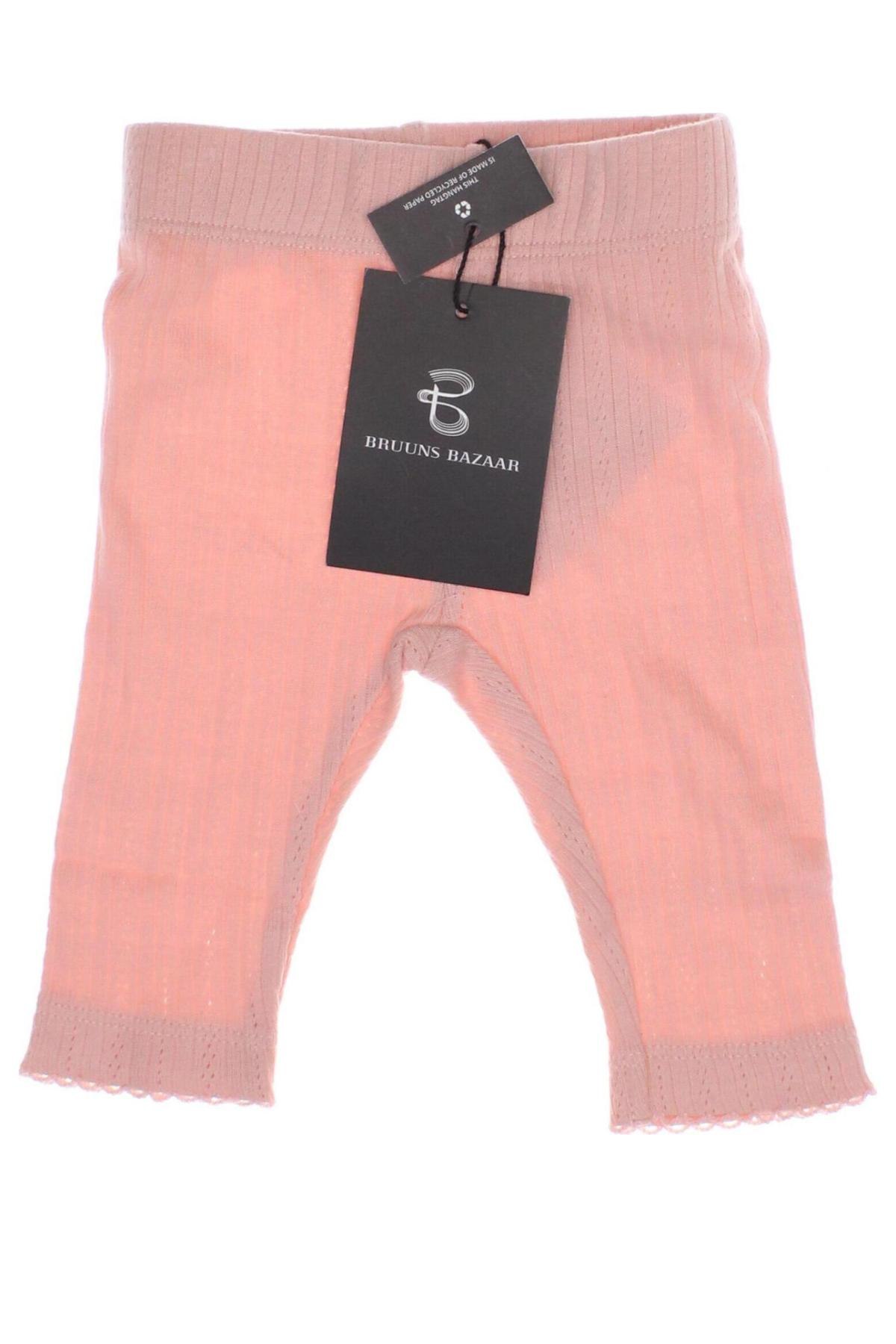 Colanți pentru copii Bruuns Bazaar, Mărime 0-1m/ 50 cm, Culoare Roz, Preț 54,47 Lei